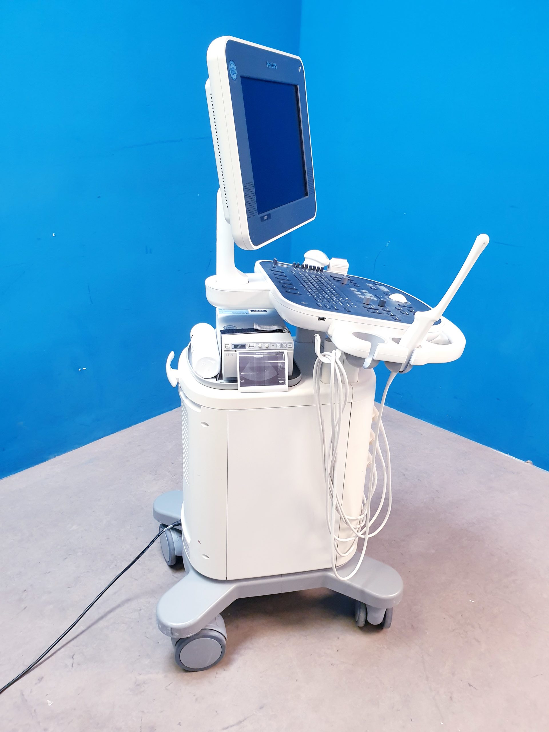 Philips HD 5 HD5 + C5-2 + C8-4v + L12-3 – Gynmaschine Farbdoppler thumbnail 20