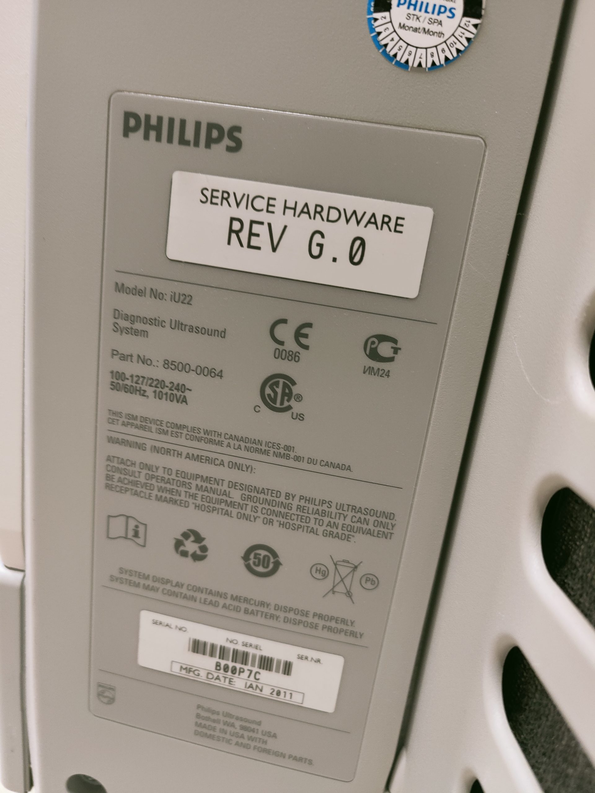PHILIPS IU22 C5-1, VF13-5, L12-5, C10-3V, SW. 6.3.7.745 DOM 2011 thumbnail 10