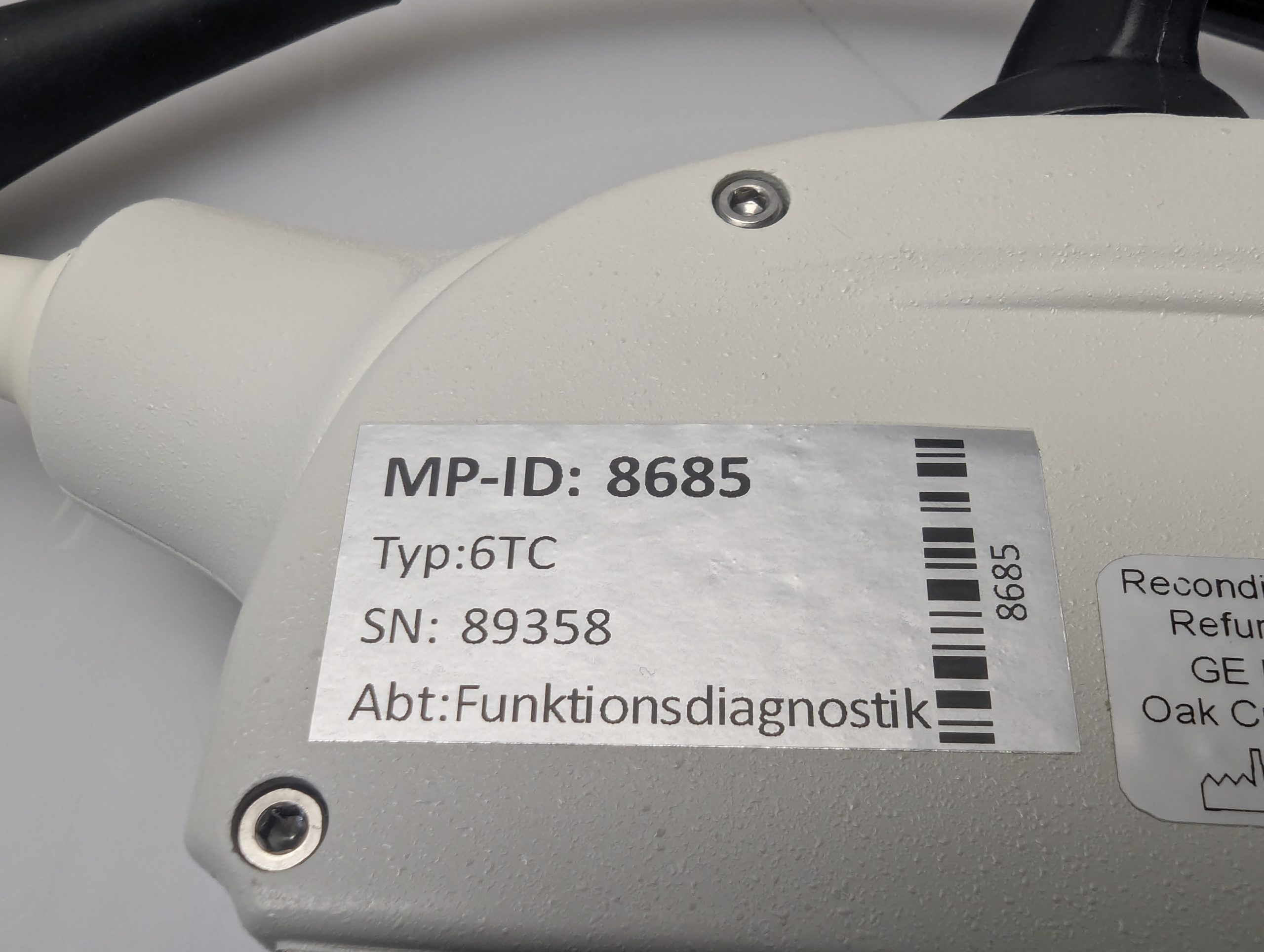 GE HealthCare 6TC-Sonde GE TEE Probe 6Tc thumbnail 8