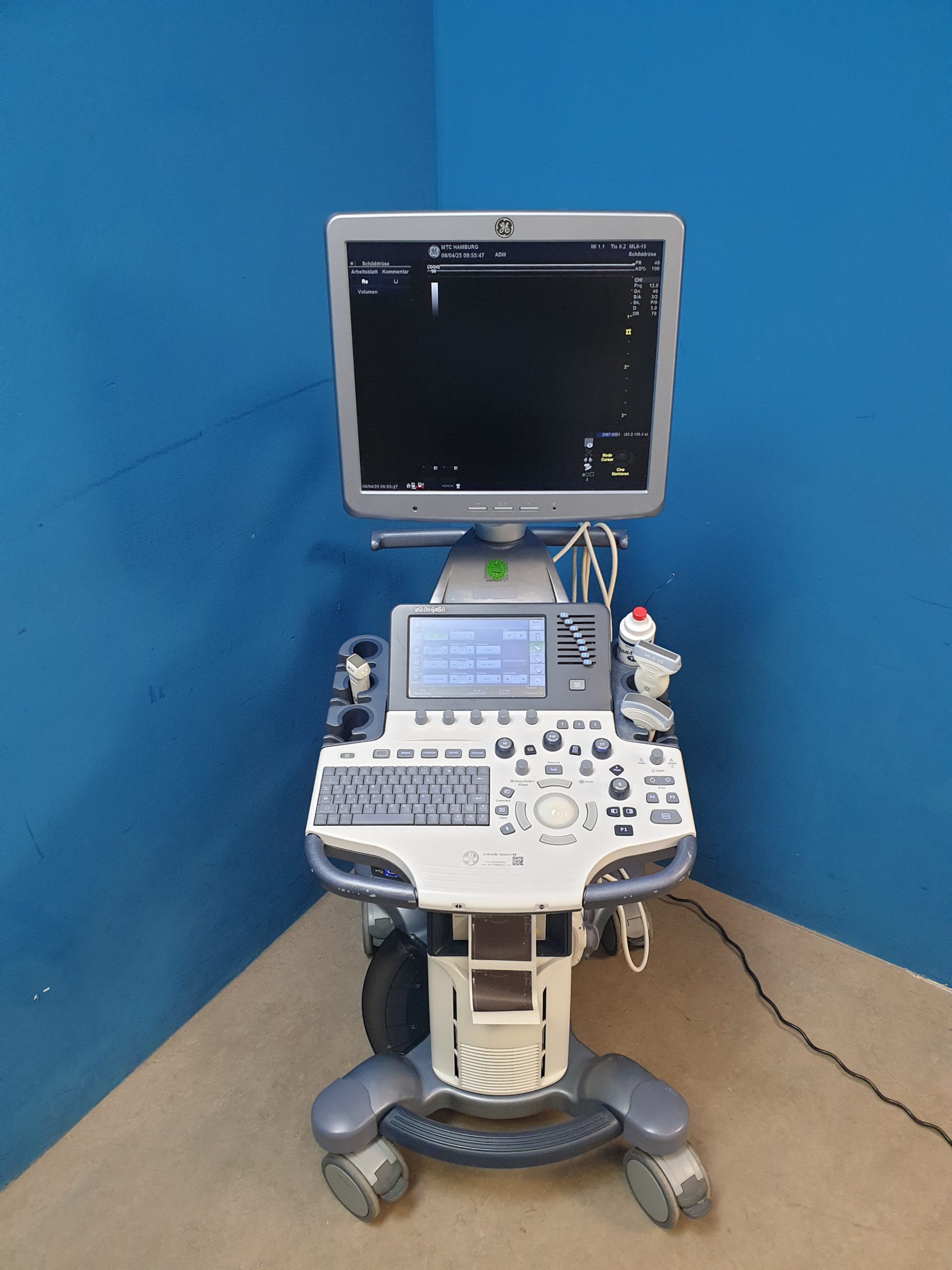 GE Logiq S8 + ML6-15 Linear + MS5-D Echo + C1-5 Konvex — image 1 of 23