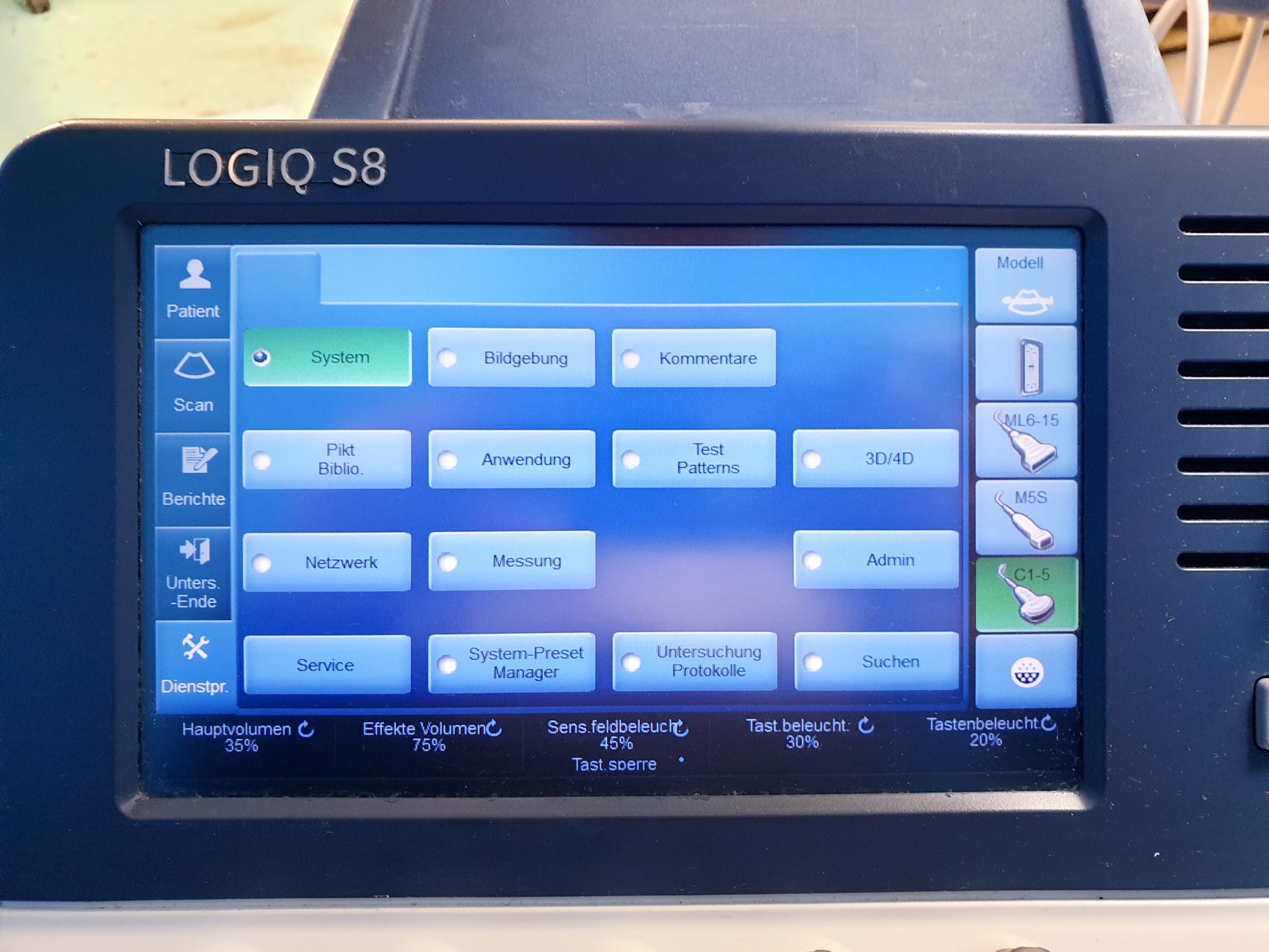 GE Logiq S8 + ML6-15 Linear + MS5-D Echo + C1-5 Konvex thumbnail 22