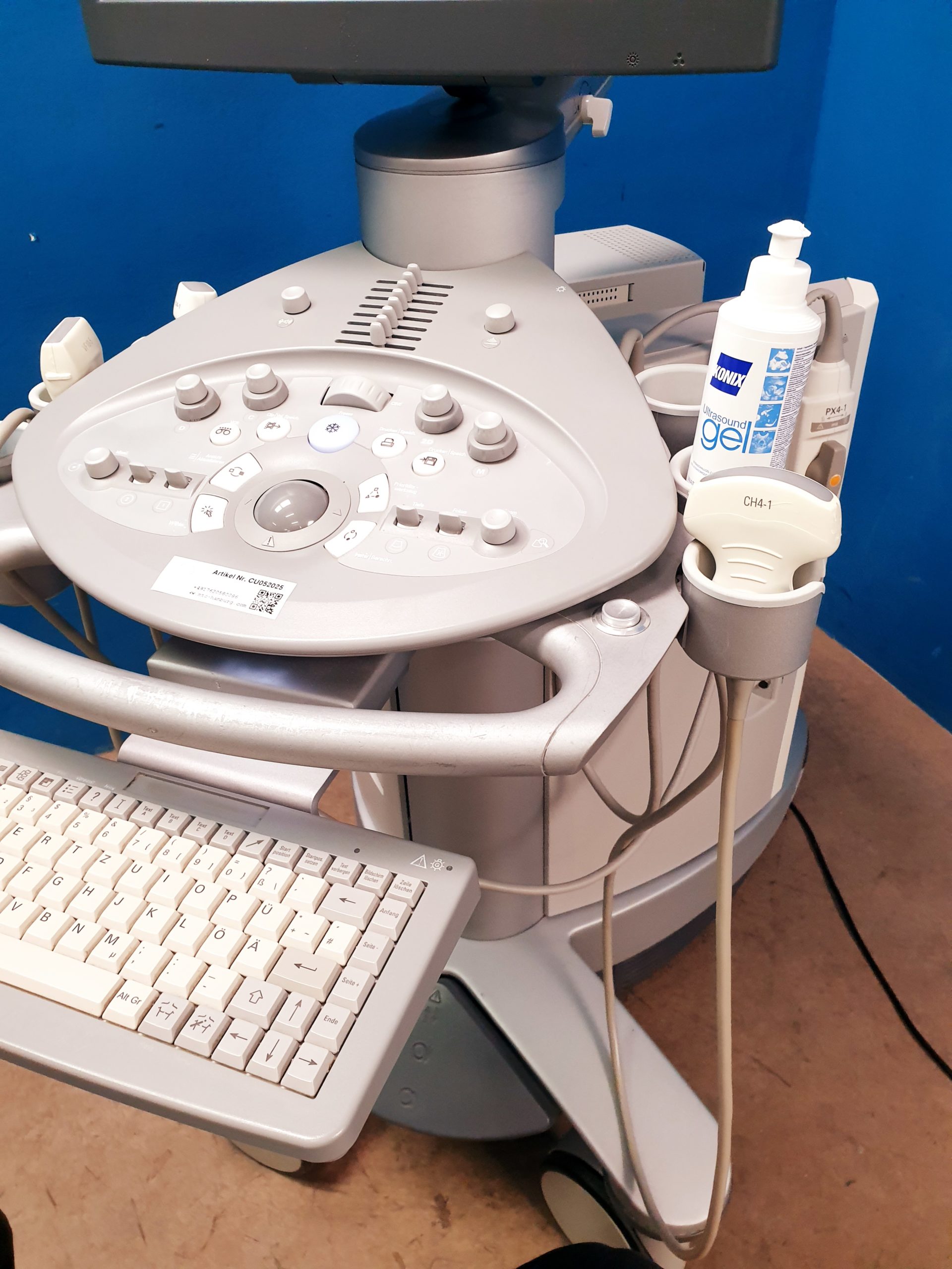 Siemens Acuson Antares Fahrdoppler Doppler + CH4-1 + VFX10-5 + PX4-1 Kardio thumbnail 2