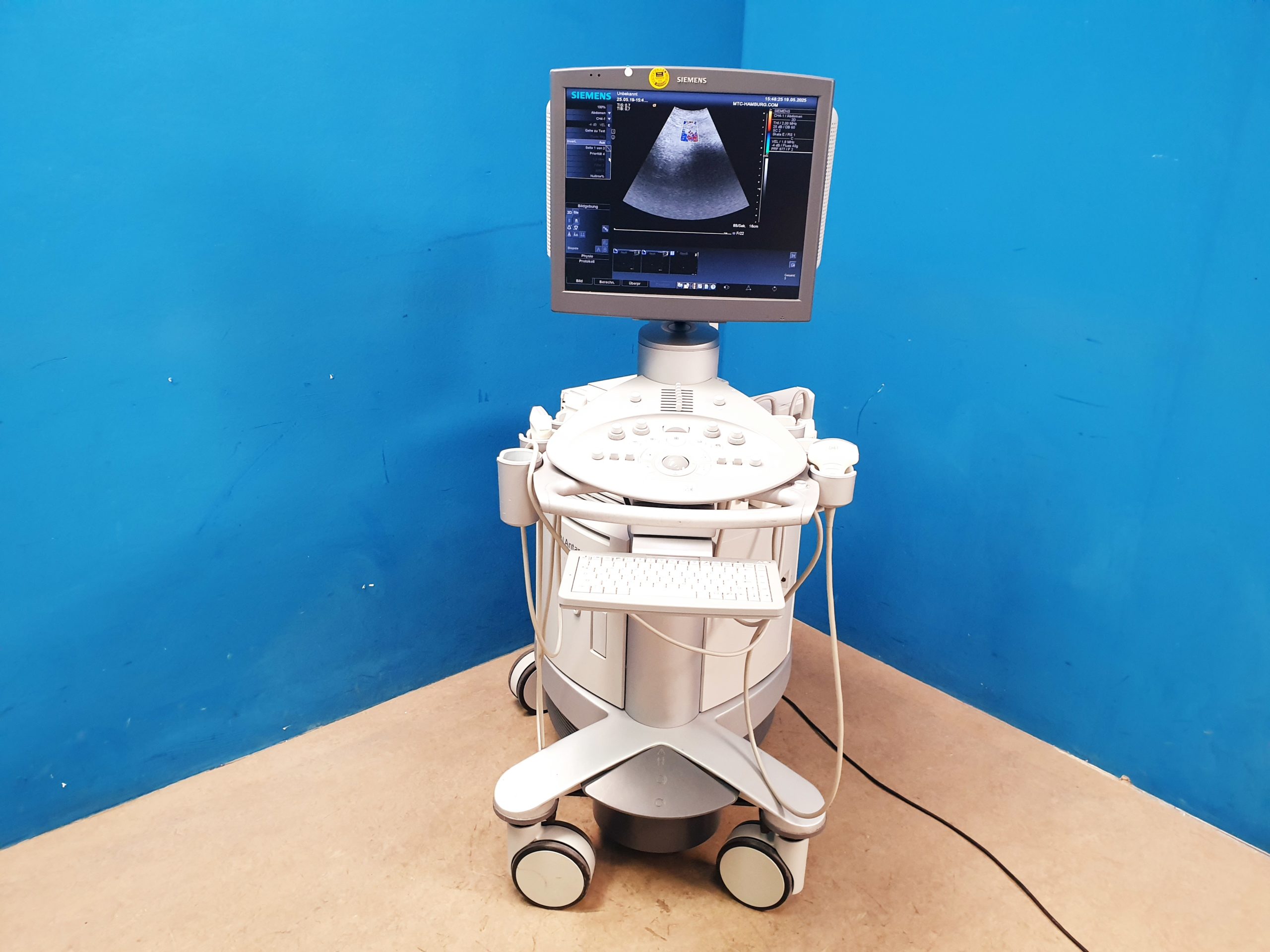 Siemens Acuson Antares Fahrdoppler Doppler + CH4-1 + VFX10-5 + PX4-1 Kardio thumbnail 3