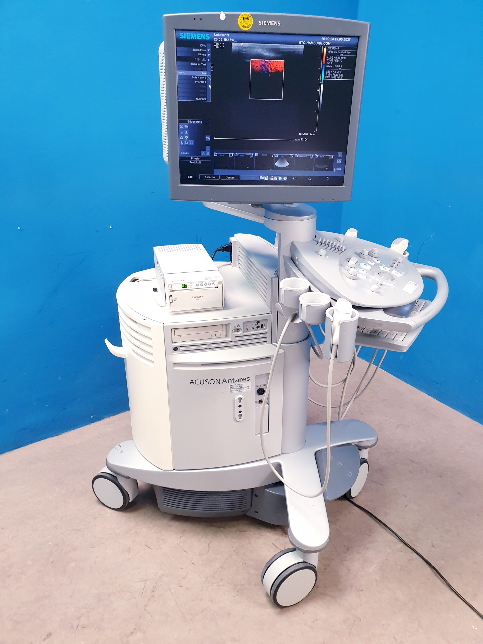 Siemens Acuson Antares Fahrdoppler Doppler + CH4-1 + VFX10-5 + PX4-1 Kardio thumbnail 17