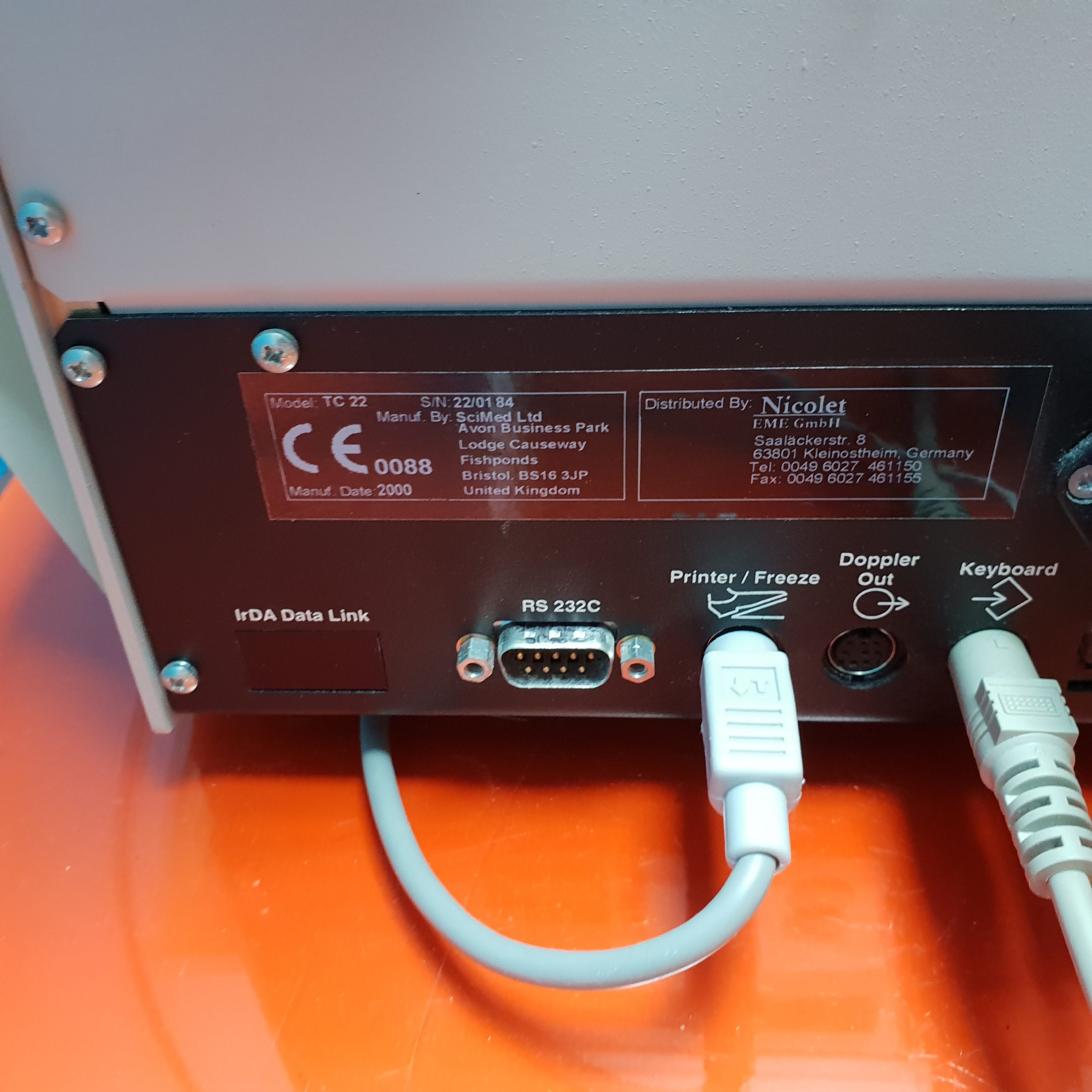 Nicolet EME Legend TC22 // TC 22 Doppler mit 02 und 04 MHz Stiftsonden thumbnail 8
