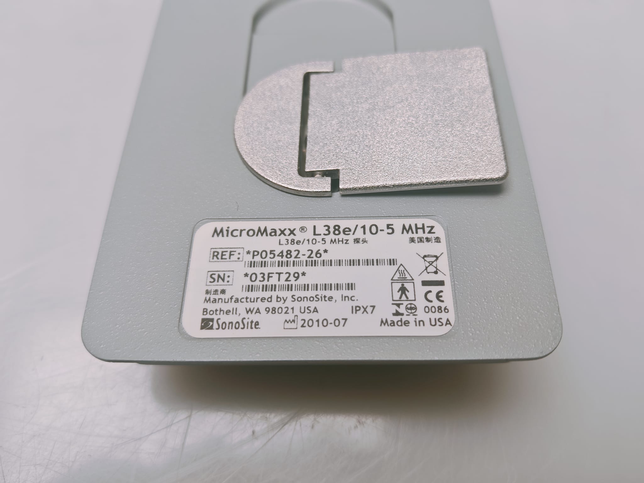 Sonosite MicroMaxx + L25e13-6 MHz + L38e10-5 MHz + P17 5-1MHz thumbnail 11