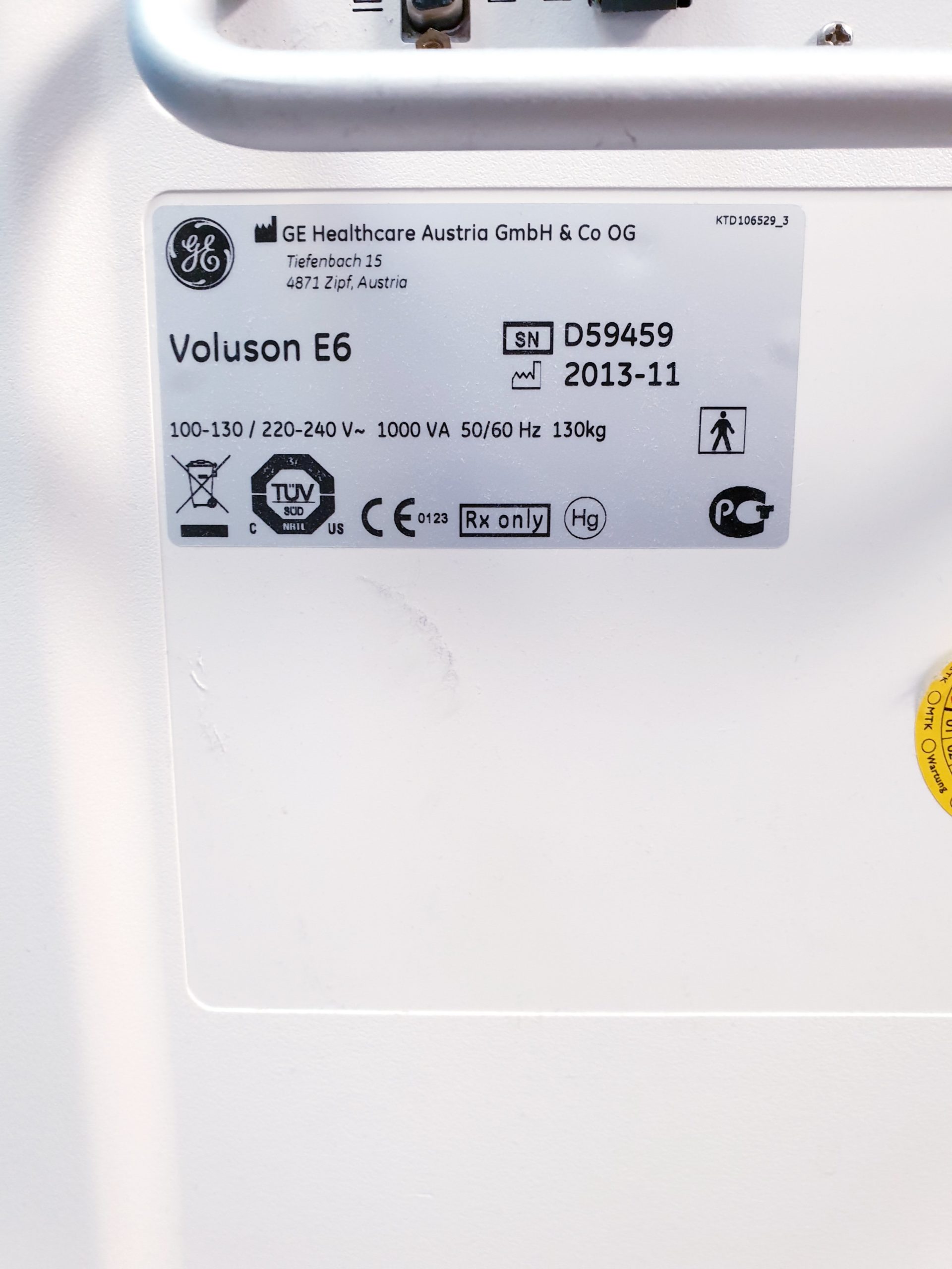 GE VOLUSON E6 BT13 + IC59-D + RAB6-D thumbnail 13