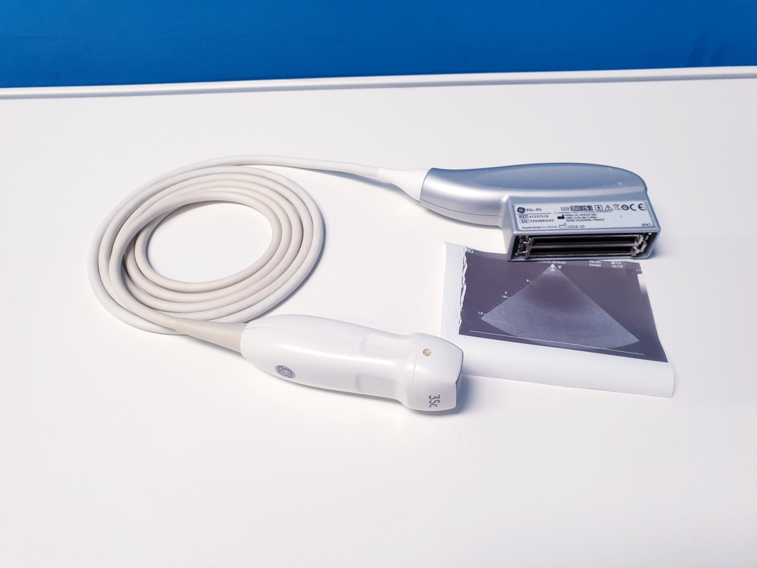 GE 3Sc-Rs Sector Array Ultrasound Probe Sonde Ultraschallsonde DOM 2019 thumbnail 9
