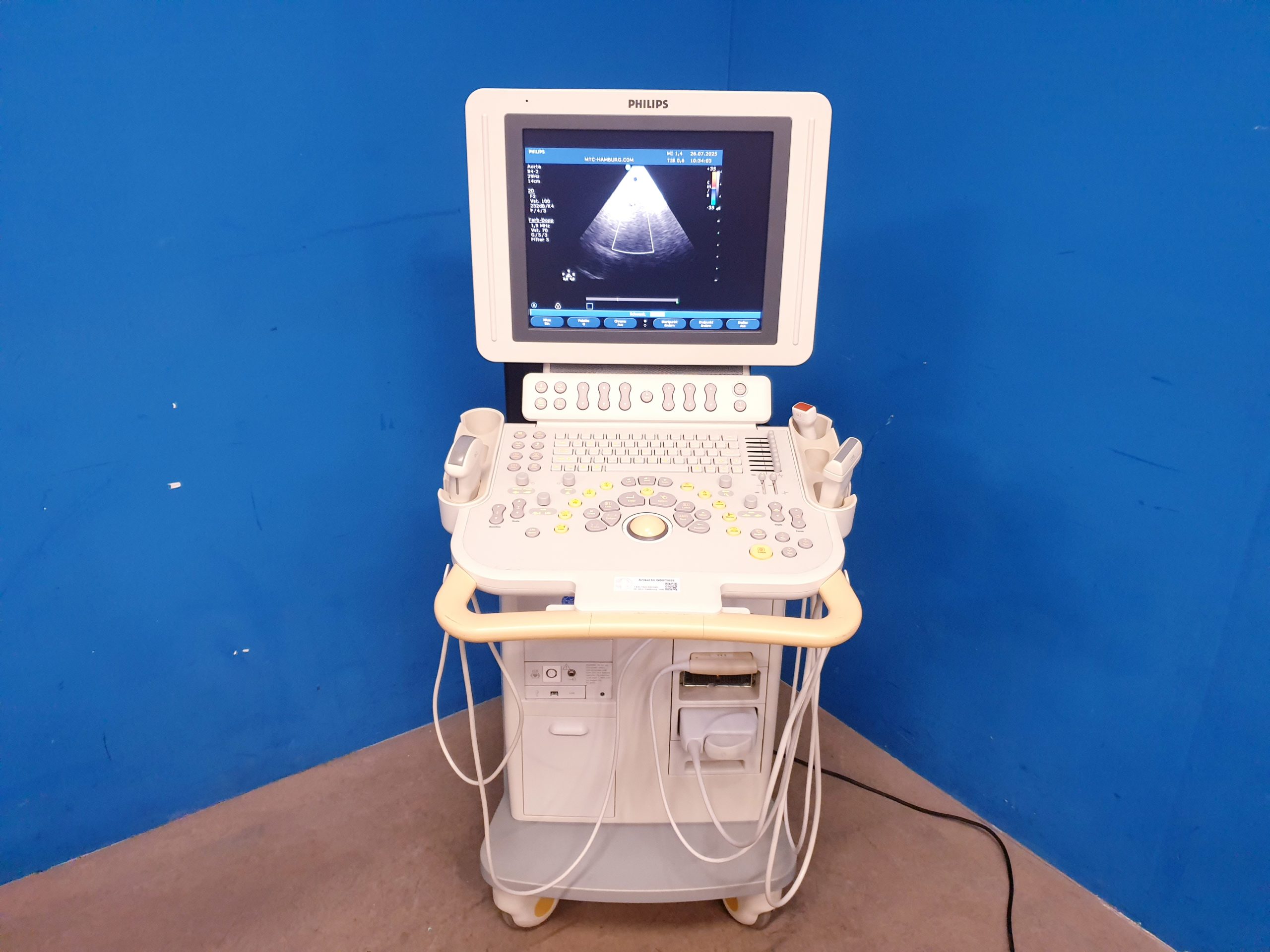 Philips HD11XE – HD 11 XE Farbdoppler+C5-2 Konvex+L12-5 Linear+ S4-2 array Sonde thumbnail 2