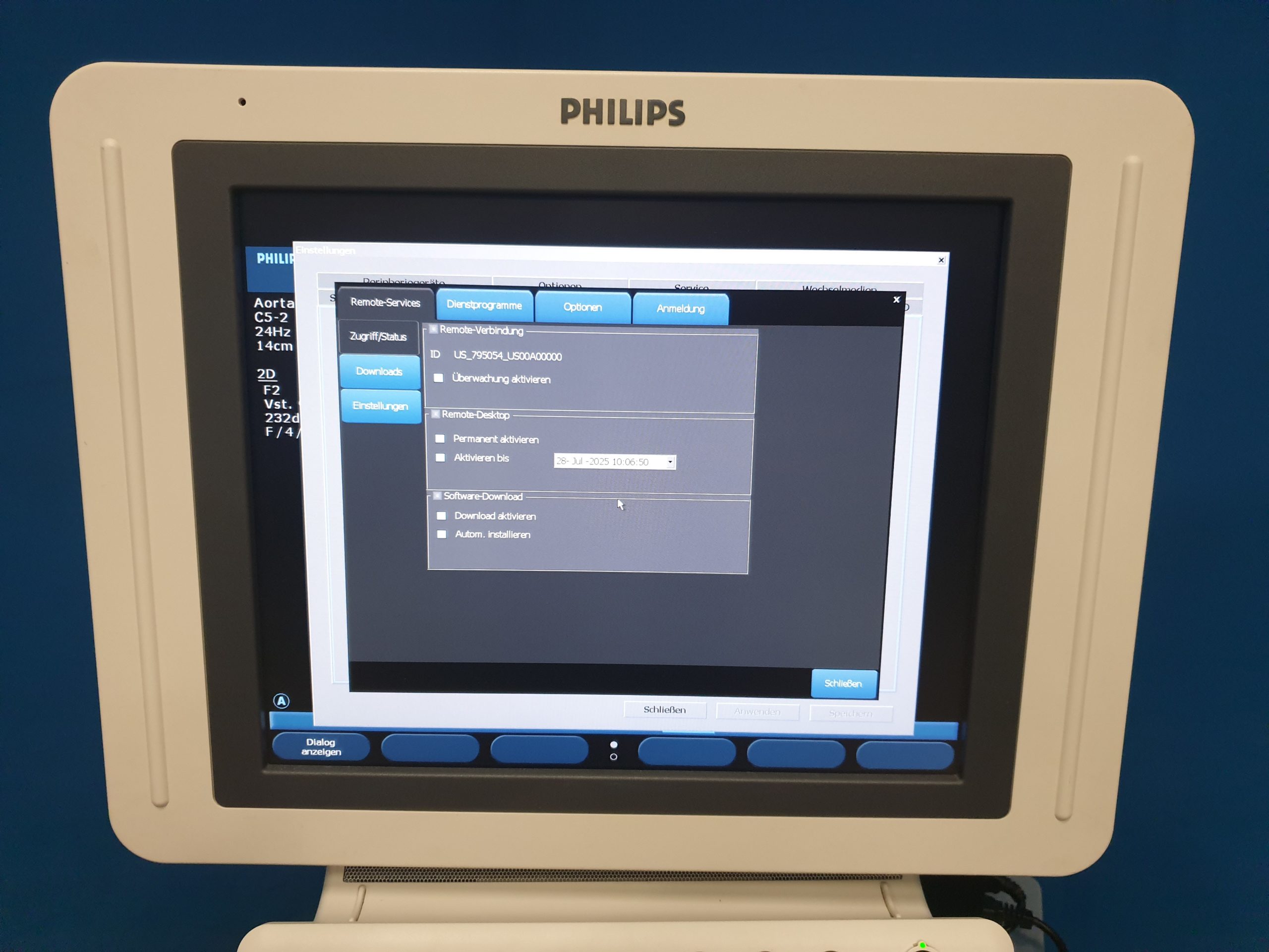 Philips HD11XE – HD 11 XE Farbdoppler+C5-2 Konvex+L12-5 Linear+ S4-2 array Sonde thumbnail 9
