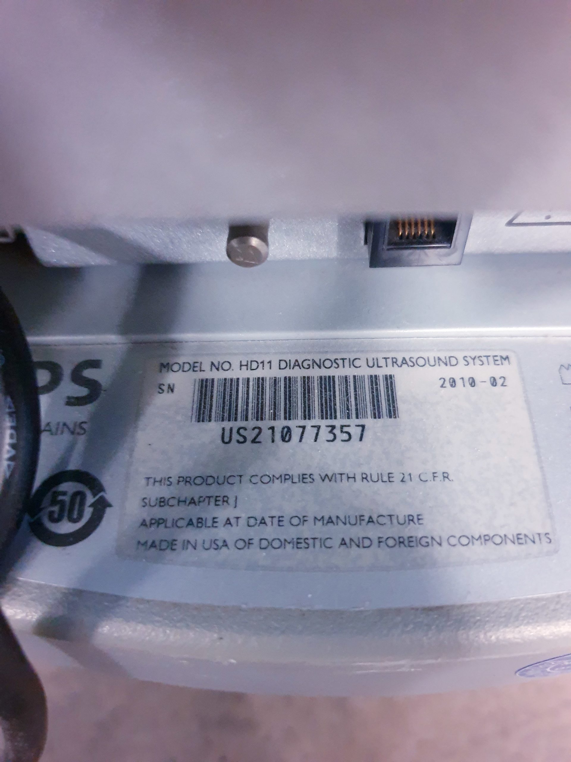Philips HD11XE – HD 11 XE Farbdoppler+C5-2 Konvex+L12-5 Linear+ S4-2 array Sonde thumbnail 15