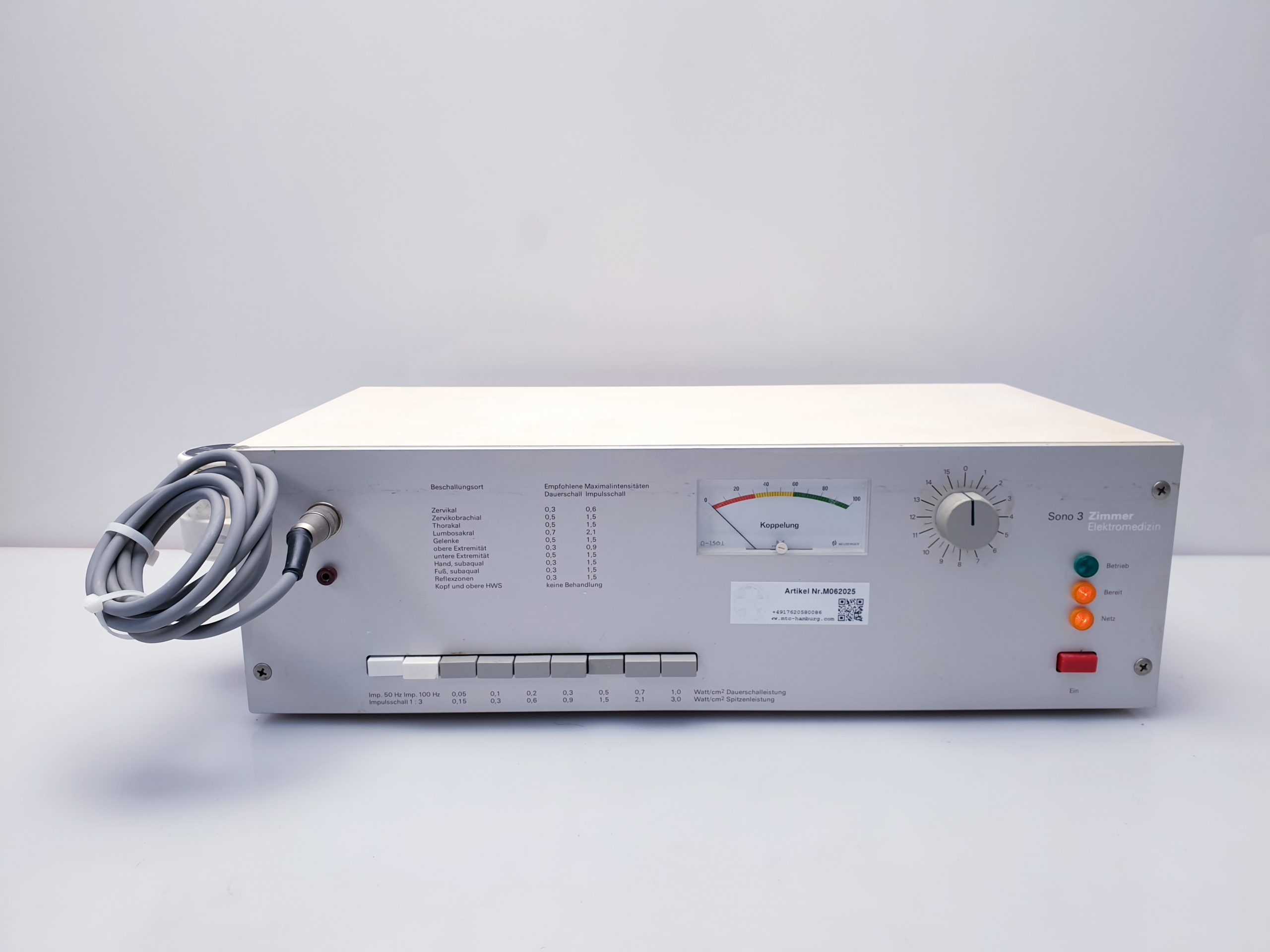 Zimmer Sono 3 + Kopf Ultraschall Sono 3 — image 1 of 10