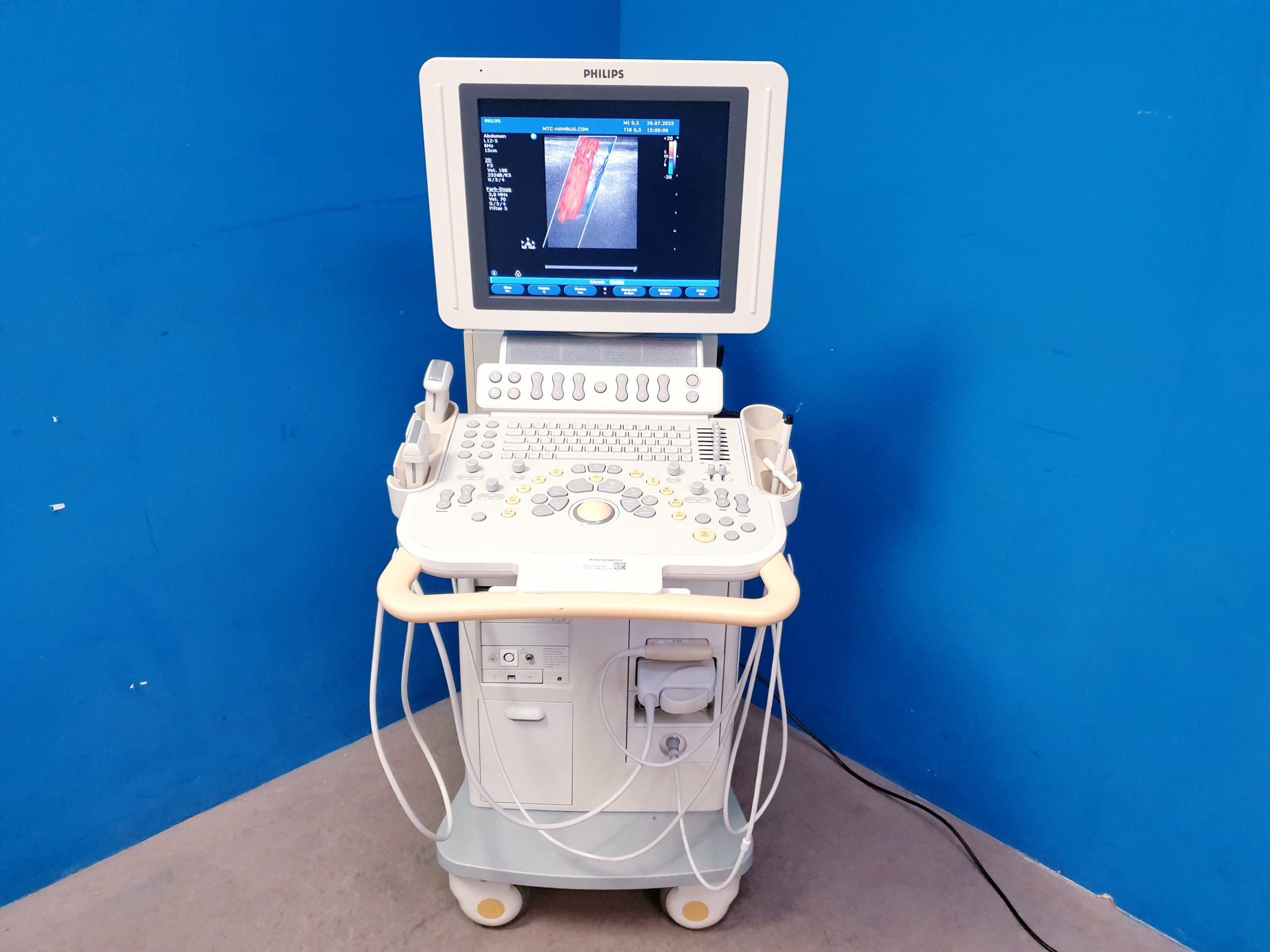 Philips HD11XE – HD 11 XE Farbdoppler+C5-2 Konvex+L12-3 Linear+ Pencil D5cwc CW Sonde thumbnail 3
