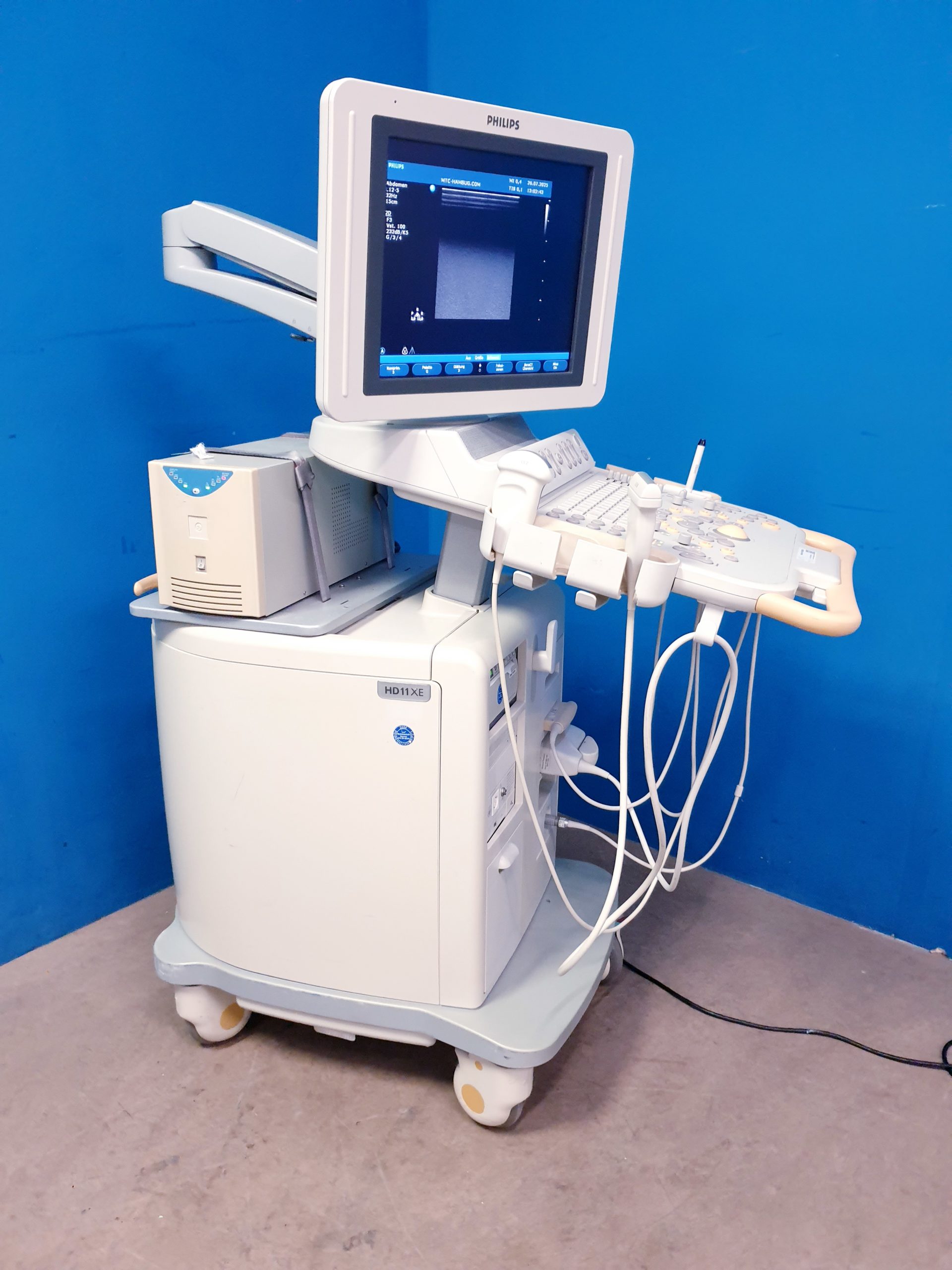 Philips HD11XE – HD 11 XE Farbdoppler+C5-2 Konvex+L12-3 Linear+ Pencil D5cwc CW Sonde thumbnail 7