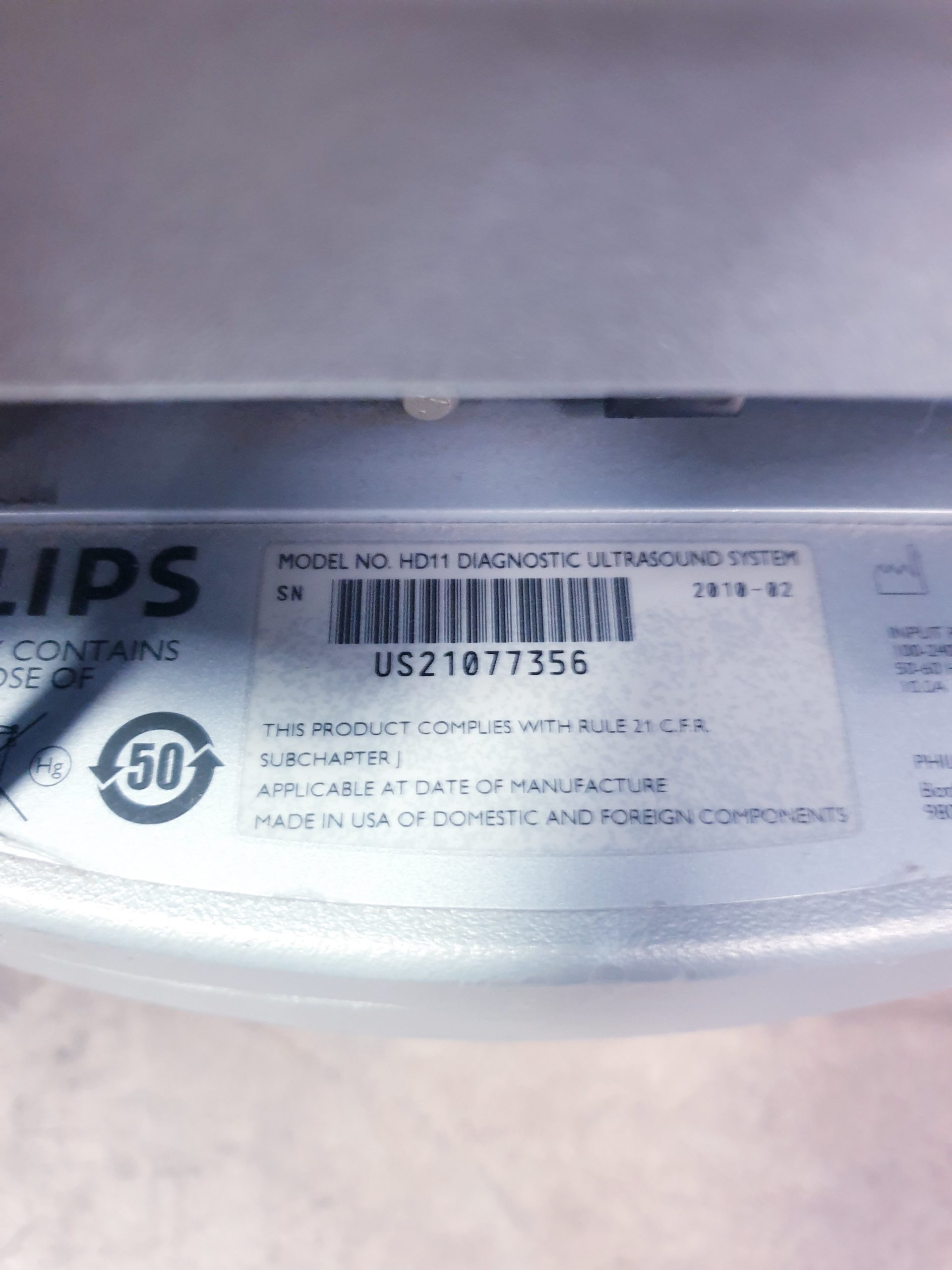 Philips HD11XE – HD 11 XE Farbdoppler+C5-2 Konvex+L12-3 Linear+ Pencil D5cwc CW Sonde thumbnail 18