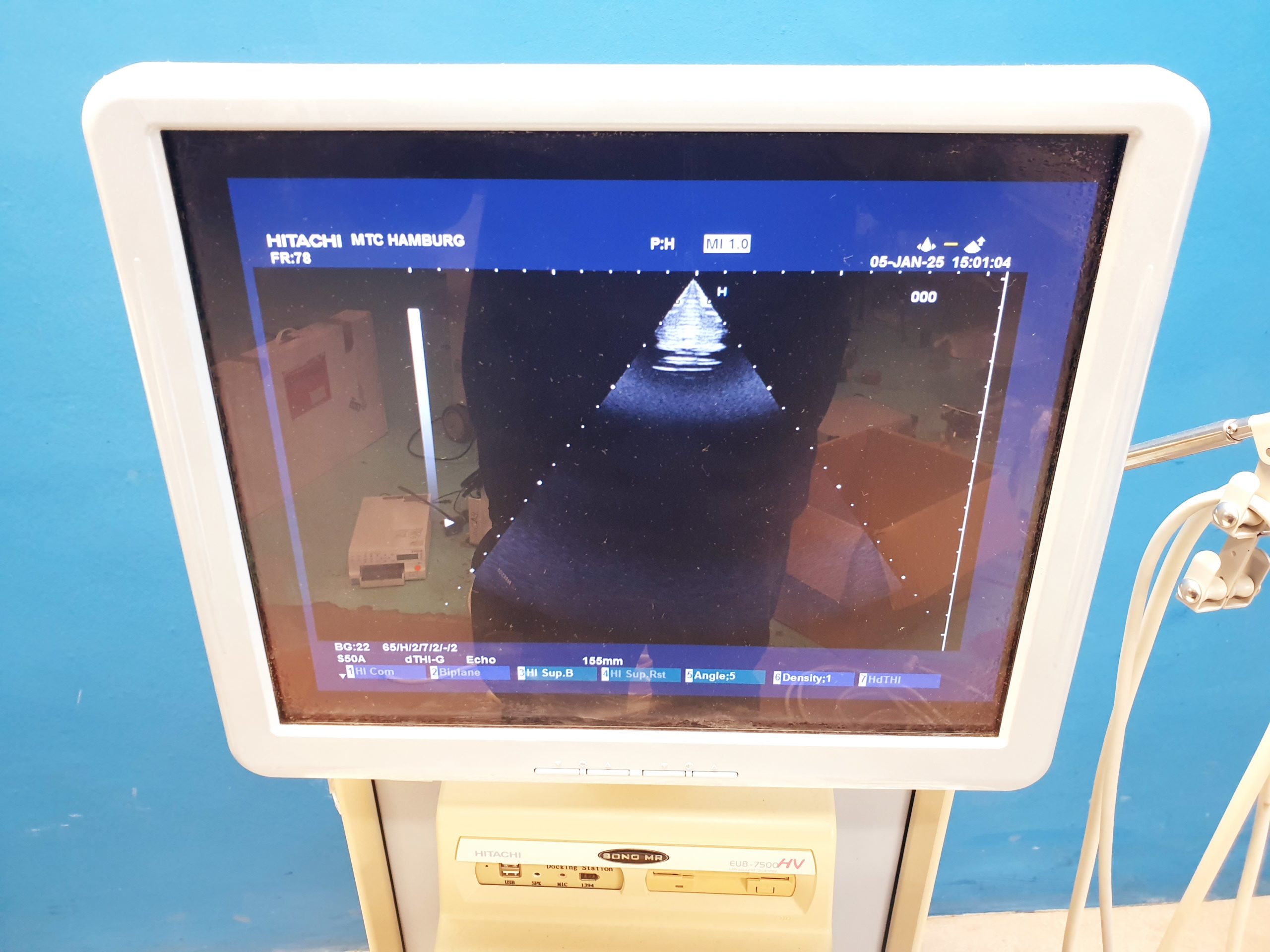Hitachi EUP-S50A // EUP S 50 A Echo Kardiosonde Ultraschallsonde Cardio Sonde thumbnail 10