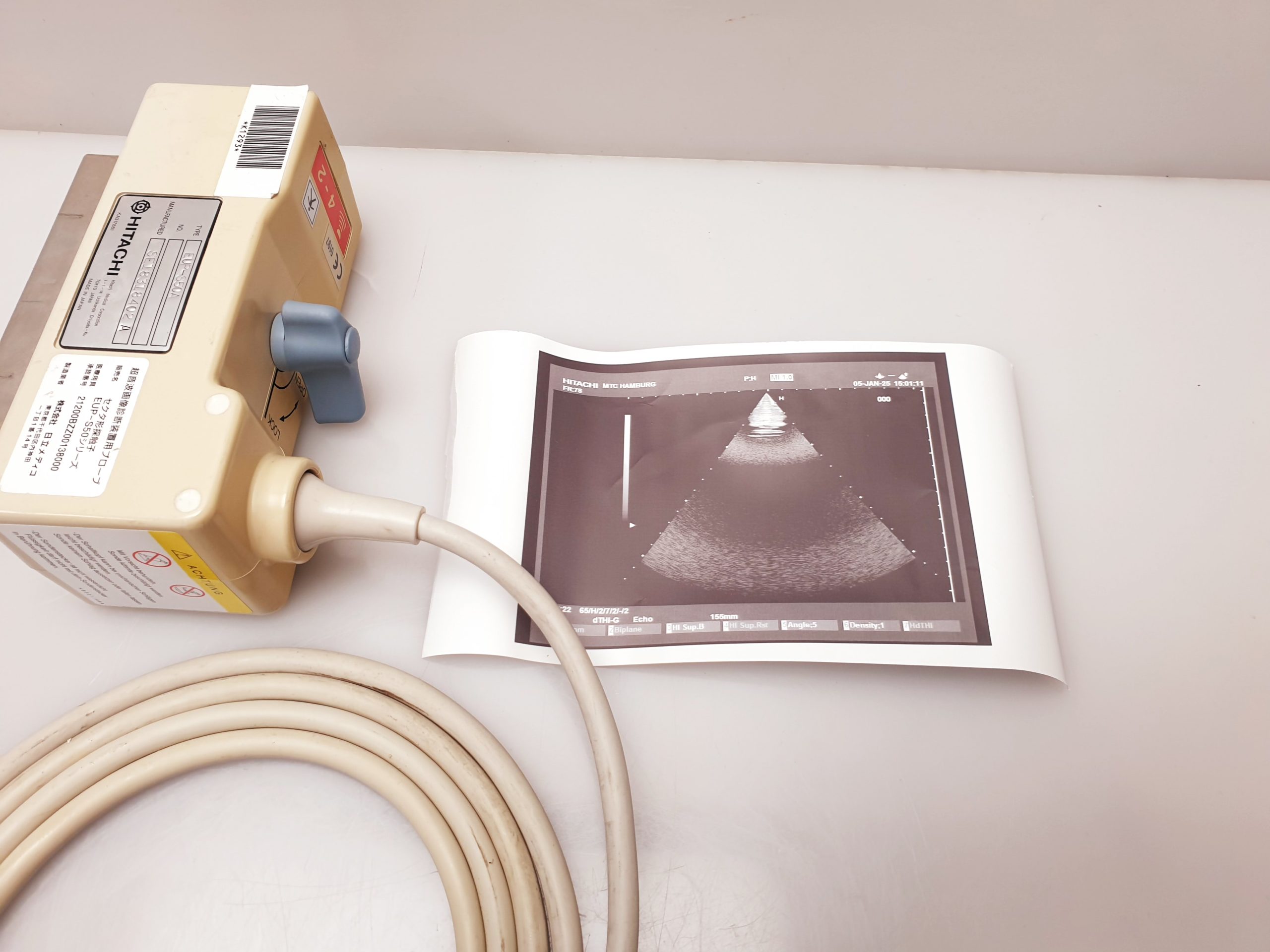 Hitachi EUP-S50A // EUP S 50 A Echo Kardiosonde Ultraschallsonde Cardio Sonde thumbnail 11
