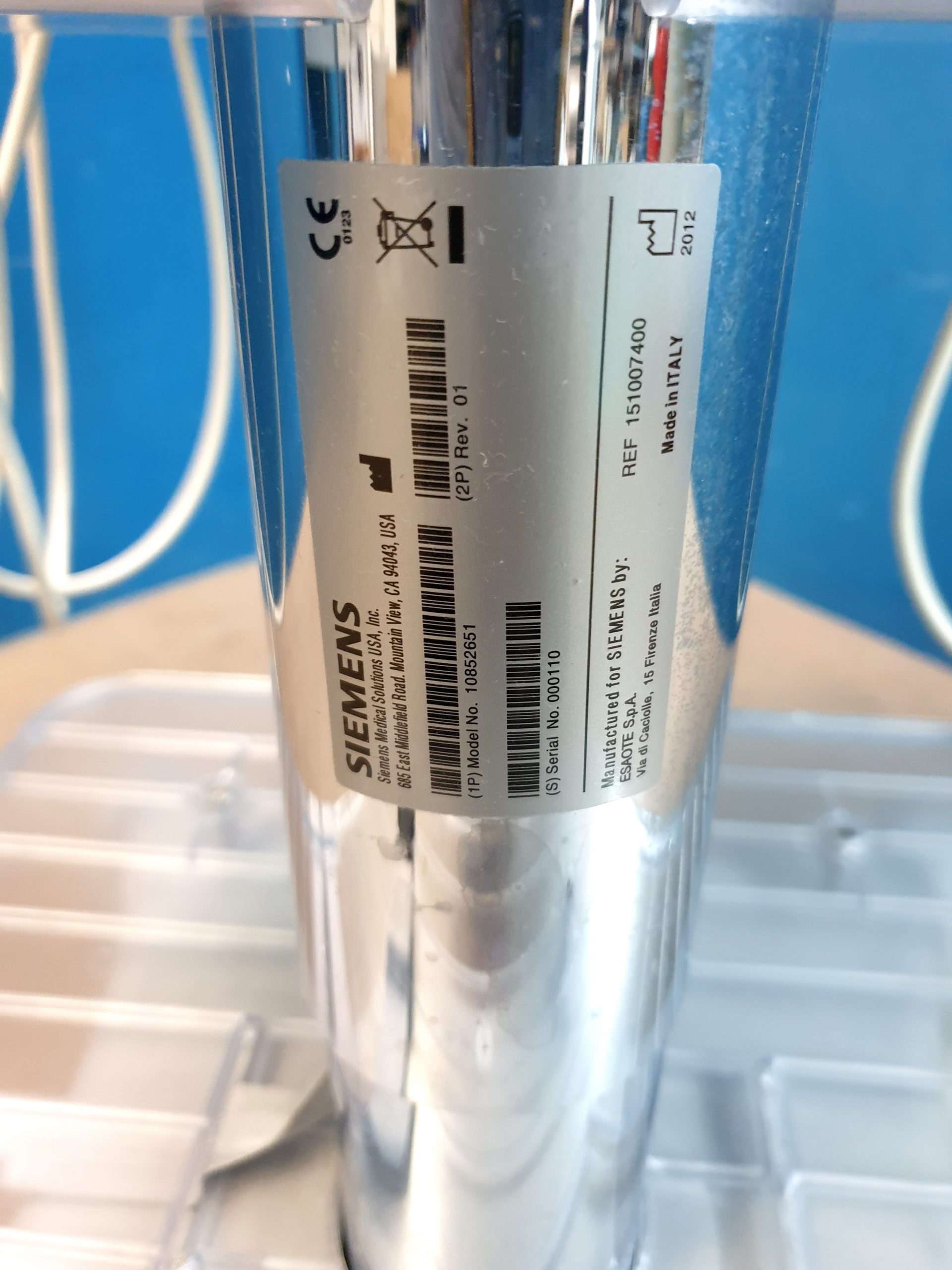 Siemens Acuson P300 P 300 – CA431 – PA230 – LA435 Tragbar Farbdoppler – Doppler thumbnail 18