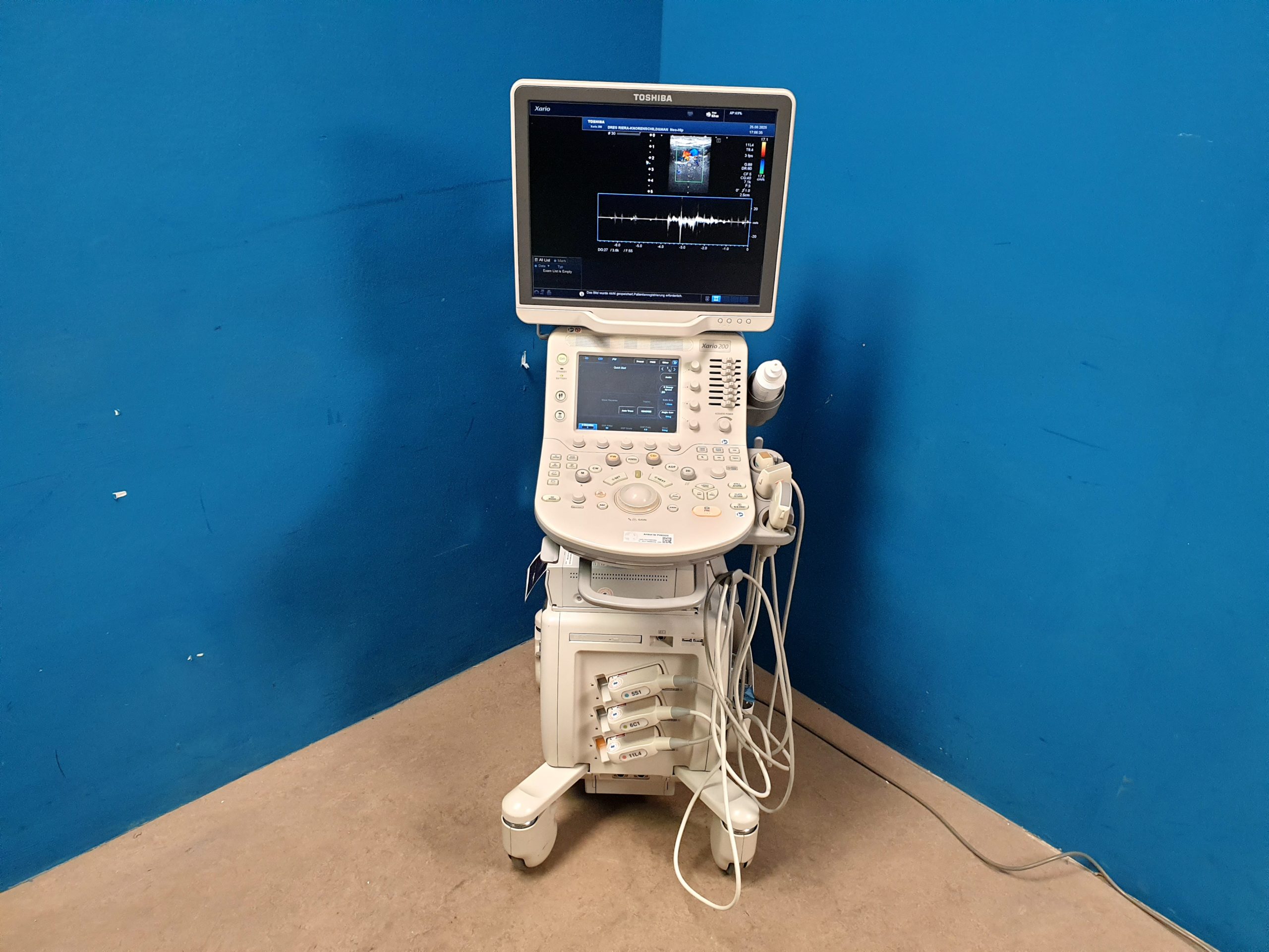 Toshiba Xario 200 (TUS-X200) – 6C1 – 5S1 – 11L4 – Kardiomaschine DOM 2015 — image 1 of 27