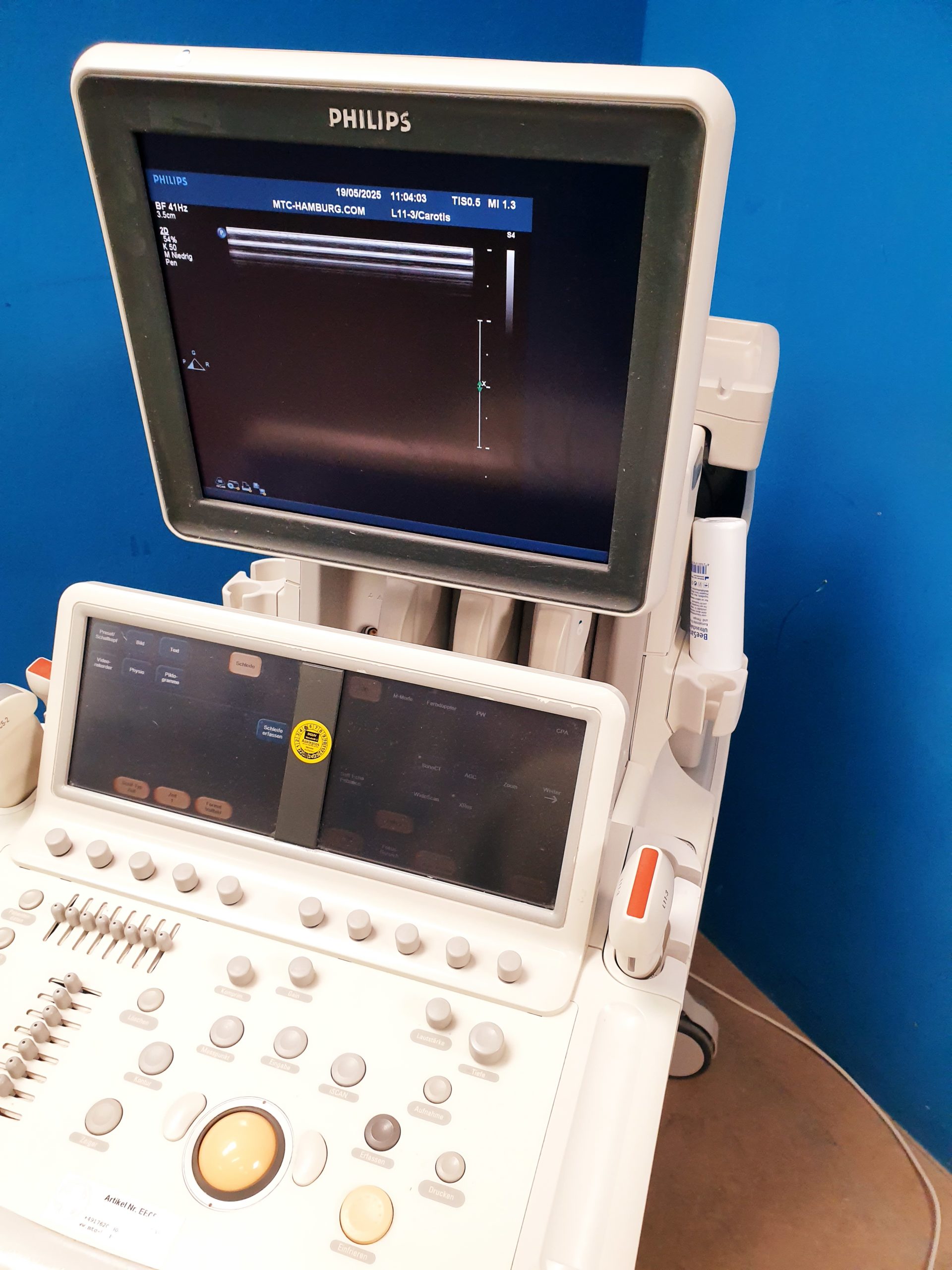 Philips iE33 – IE33 + S5-1 Echo + L11-3 Linear Sonde + C5-2 Konvex – Kardiomaschine – Kardio Ultraschallgerät thumbnail 2