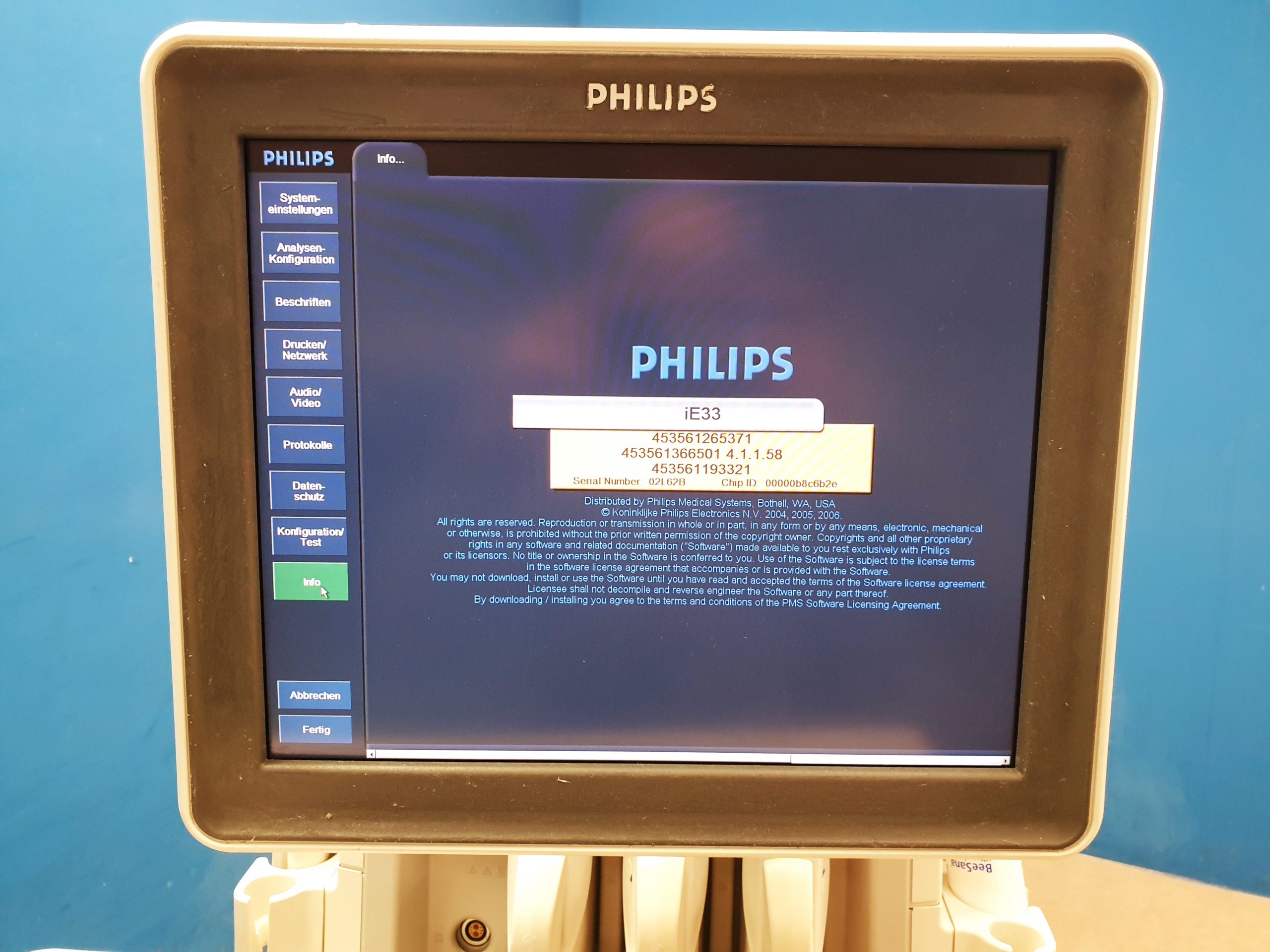 Philips iE33 – IE33 + S5-1 Echo + L11-3 Linear Sonde + C5-2 Konvex – Kardiomaschine – Kardio Ultraschallgerät thumbnail 27
