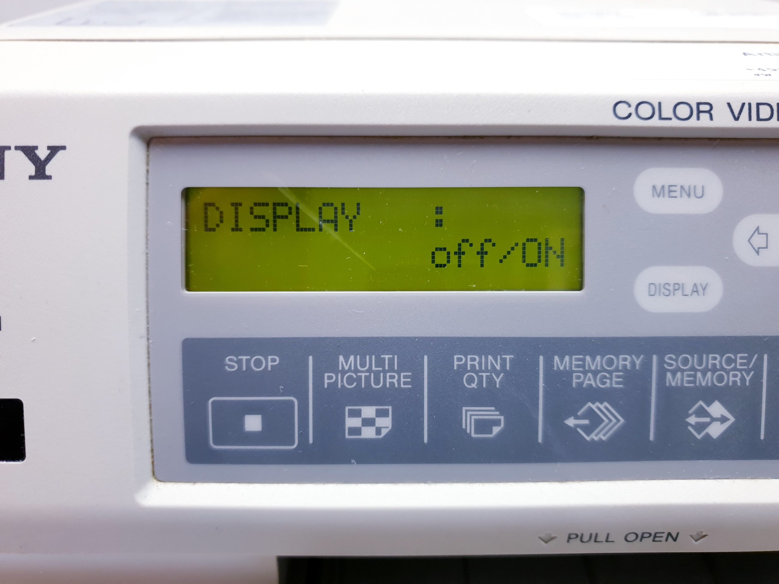 Sony UP-21MD Color Video Printer thumbnail 2