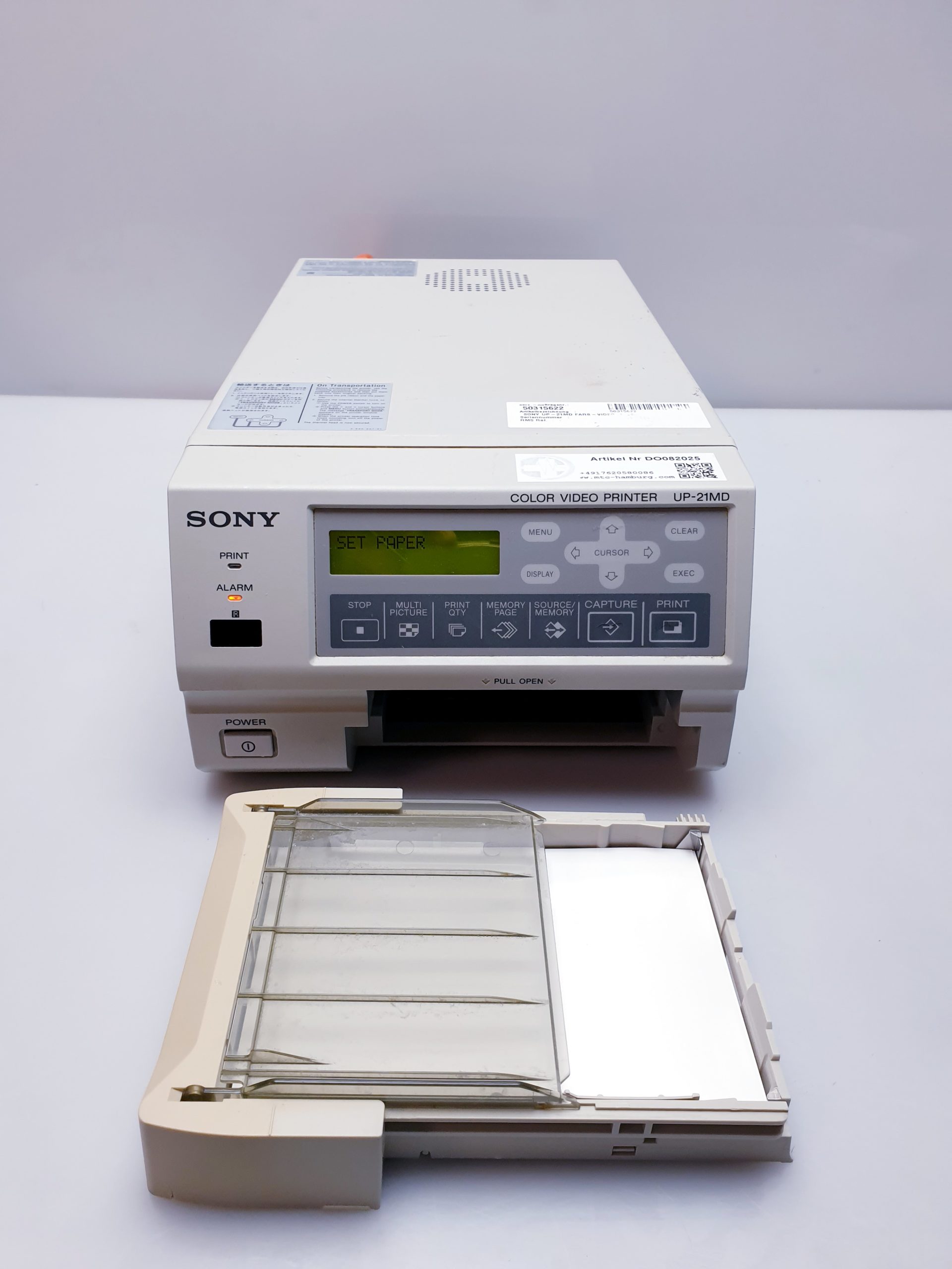 Sony UP-21MD Color Video Printer thumbnail 3