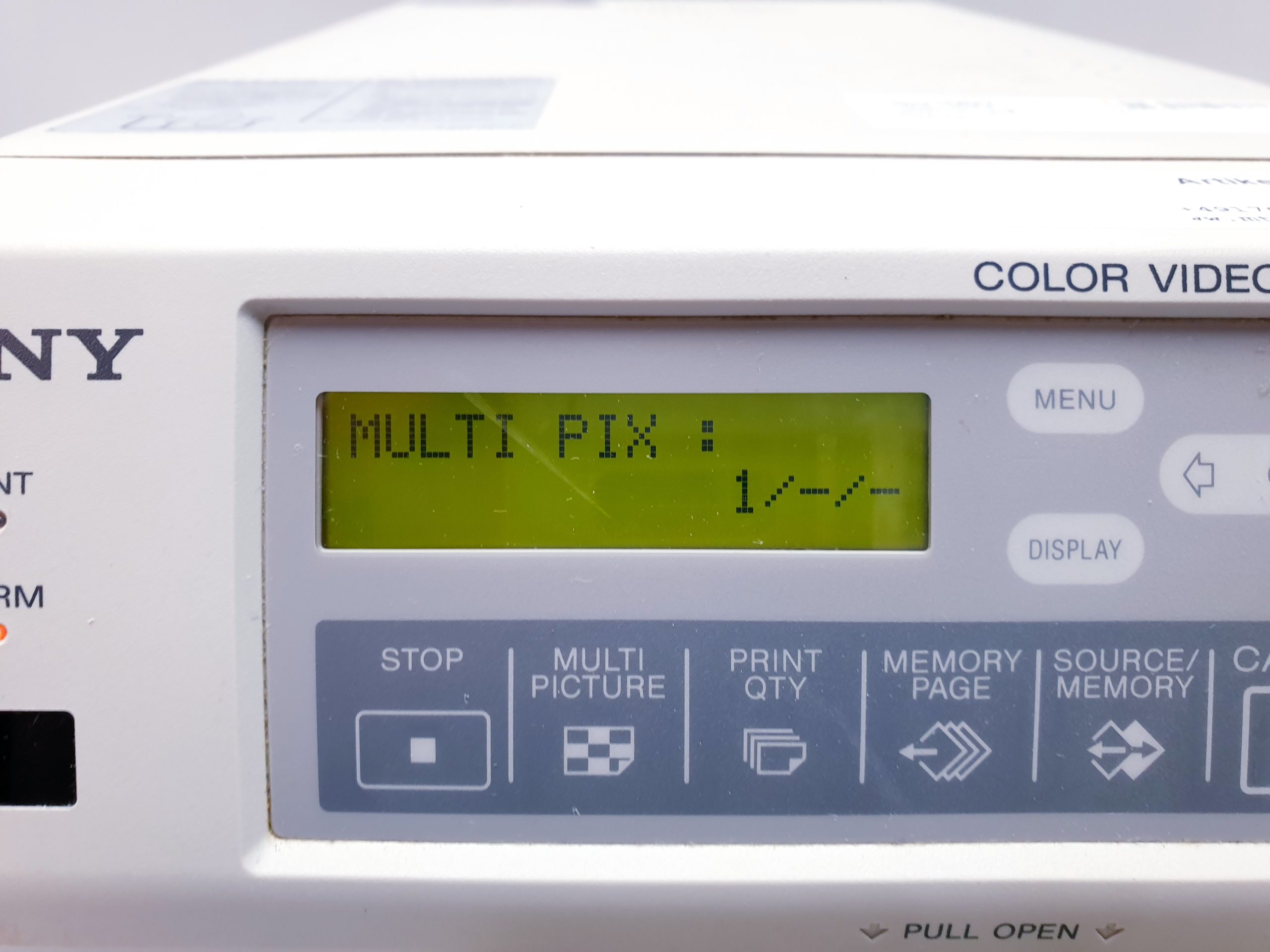 Sony UP-21MD Color Video Printer thumbnail 12