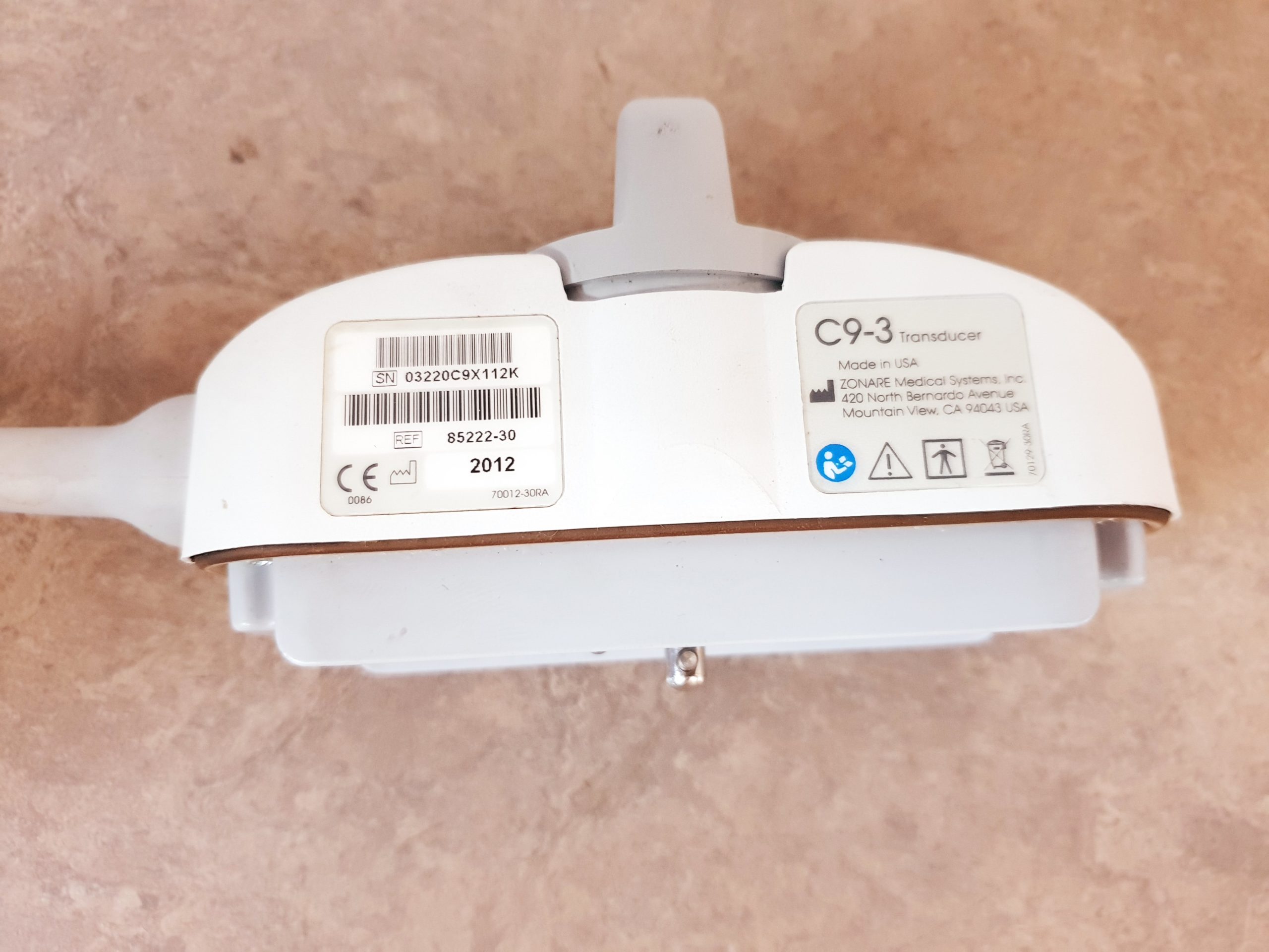 Zonare C9-3 // C 9 3 Convex Array Probe for Zonare Ultrasounds thumbnail 7