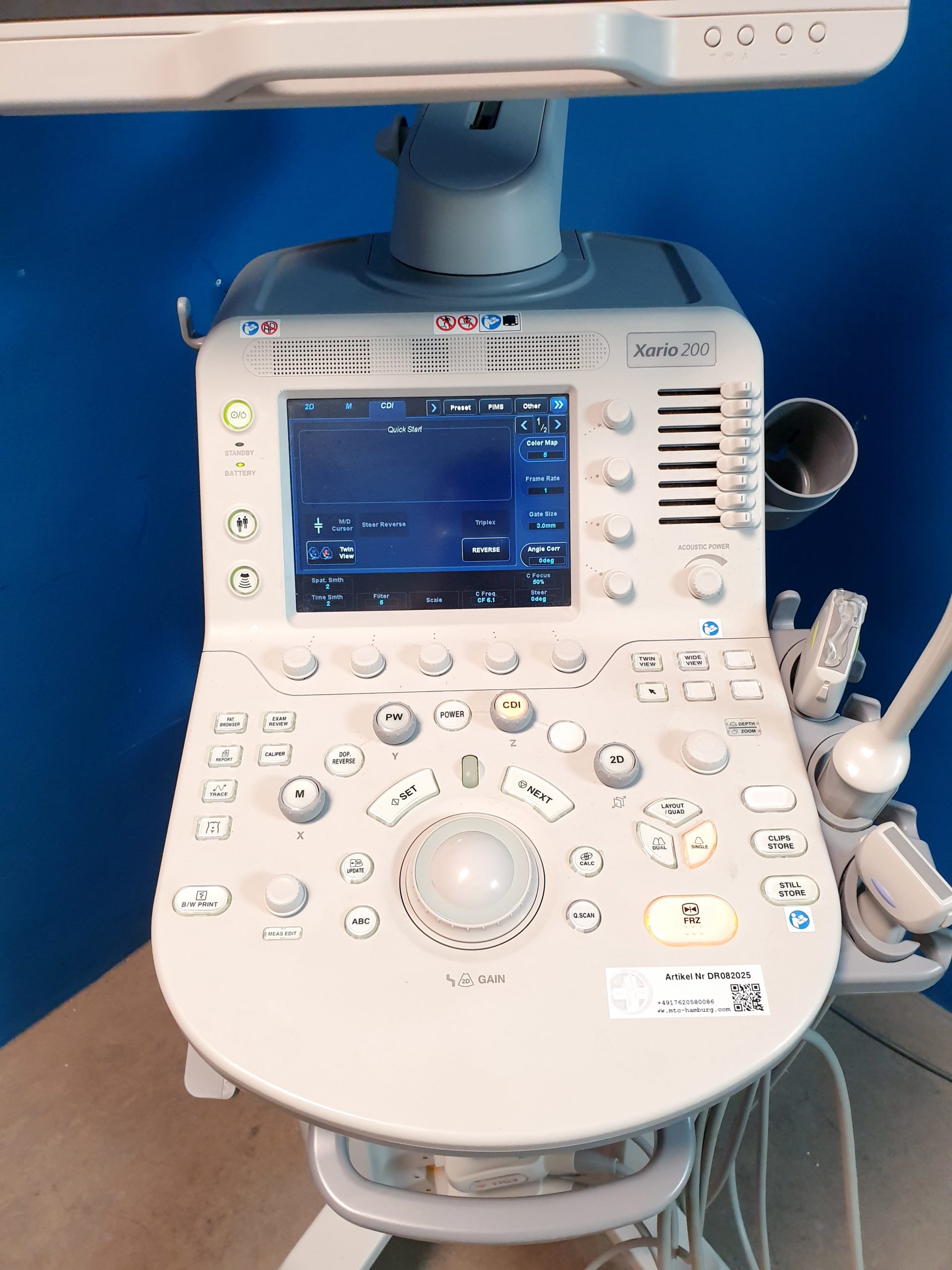 Toshiba TUS-X200 Xario 200 + 6C1 + 11C3 + 18L7 Konvex Linear Endovaginal – DOM2015 thumbnail 4