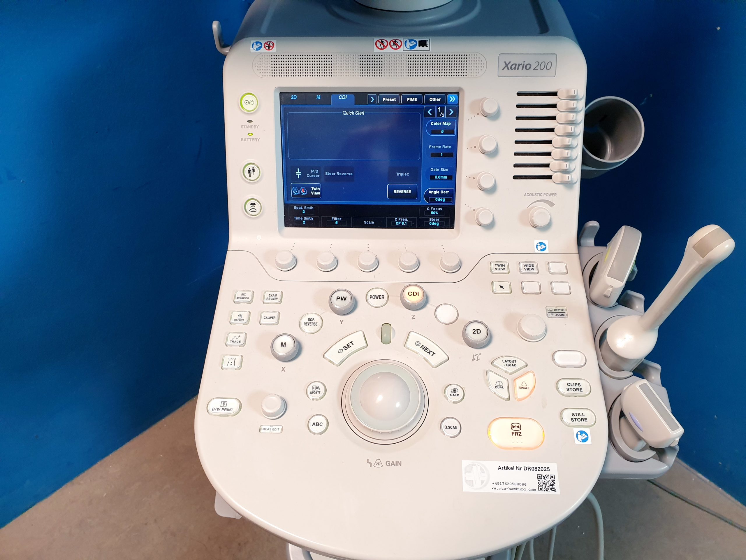 Toshiba TUS-X200 Xario 200 + 6C1 + 11C3 + 18L7 Konvex Linear Endovaginal – DOM2015 thumbnail 5