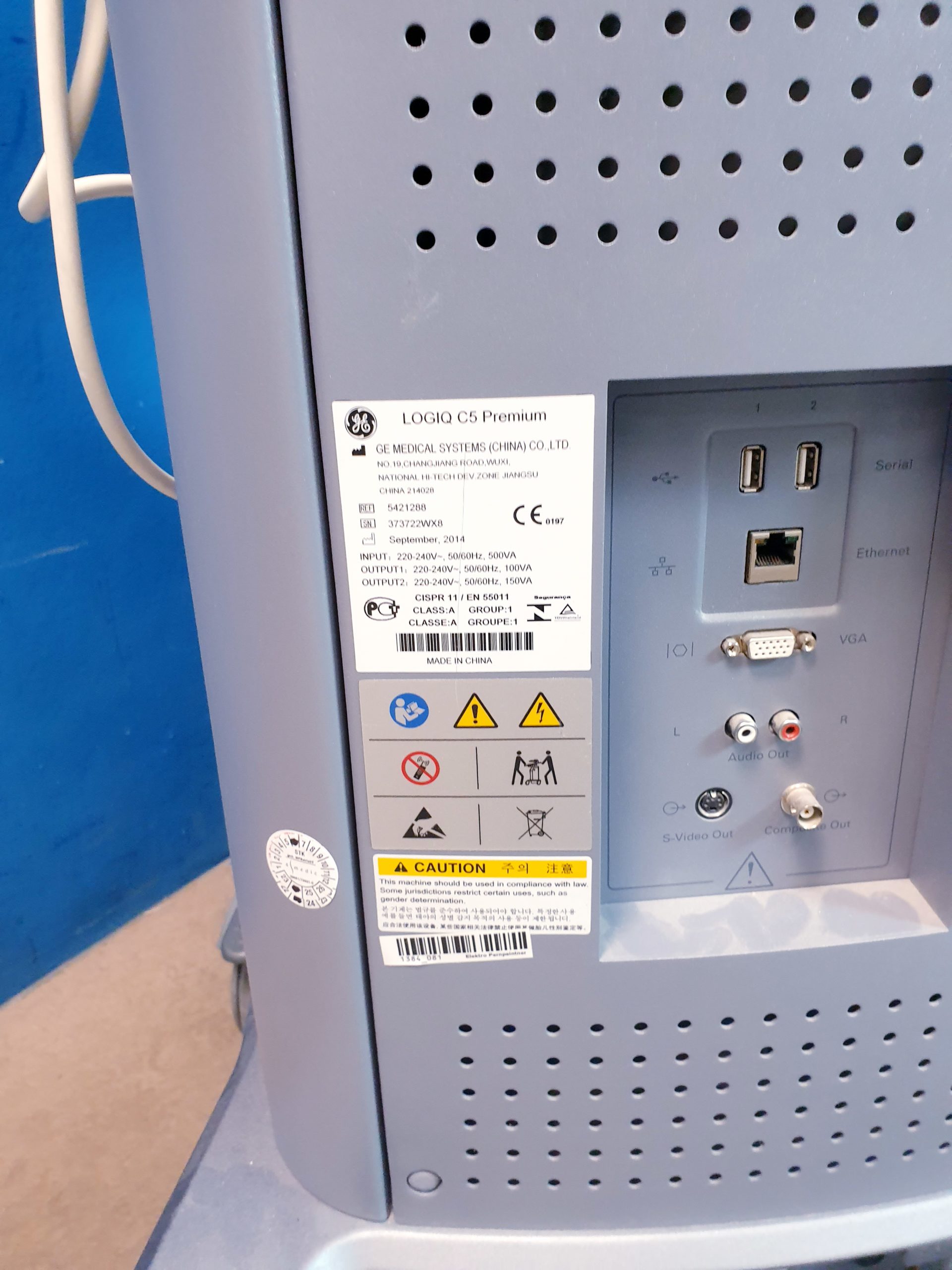 GE LOGIQ C5 Premium Ultraschallgerät +L6-12RC Lineare Sonde thumbnail 12