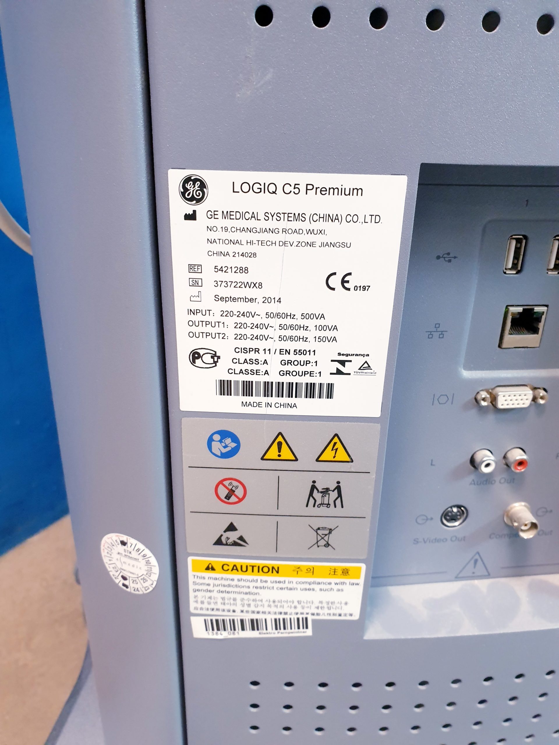 GE LOGIQ C5 Premium Ultraschallgerät +L6-12RC Lineare Sonde thumbnail 13