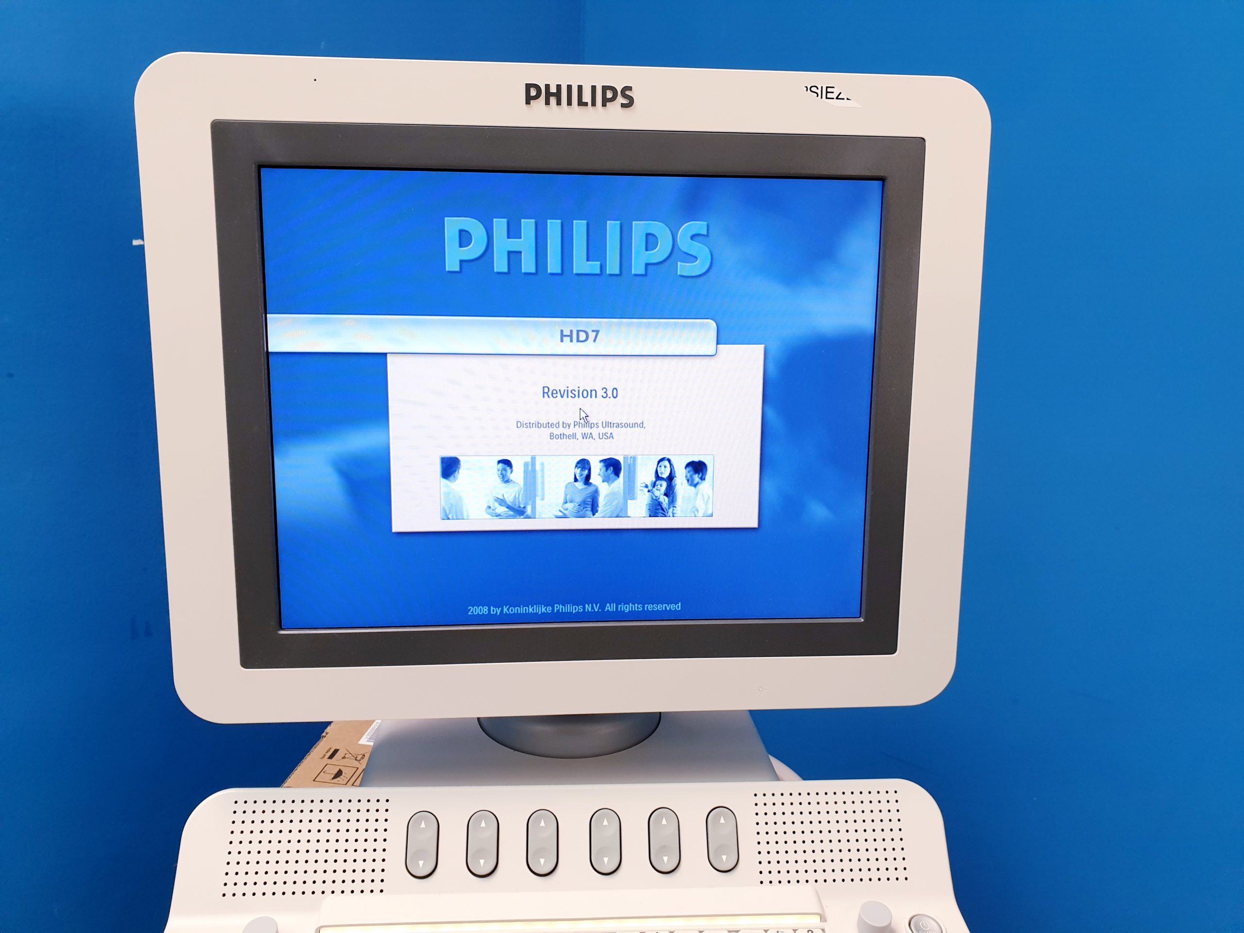 Philips HD7 XE Ultraschallgerät + S4-2 Echo Sonde + L12-5 Linear – Kardio- Doppler – Farbdoppler thumbnail 24