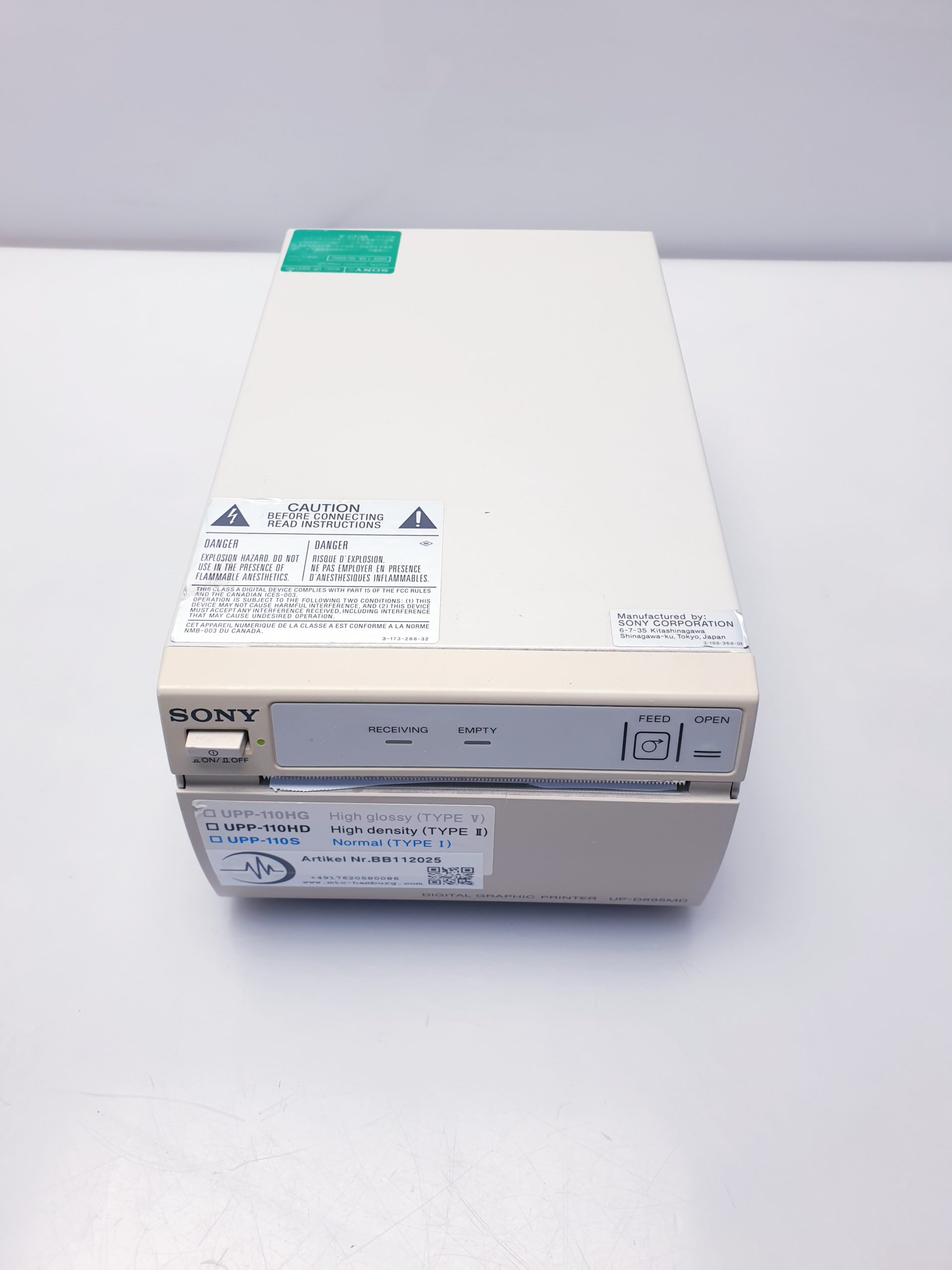 Sony UP-D895 Drucker Printer thumbnail 7