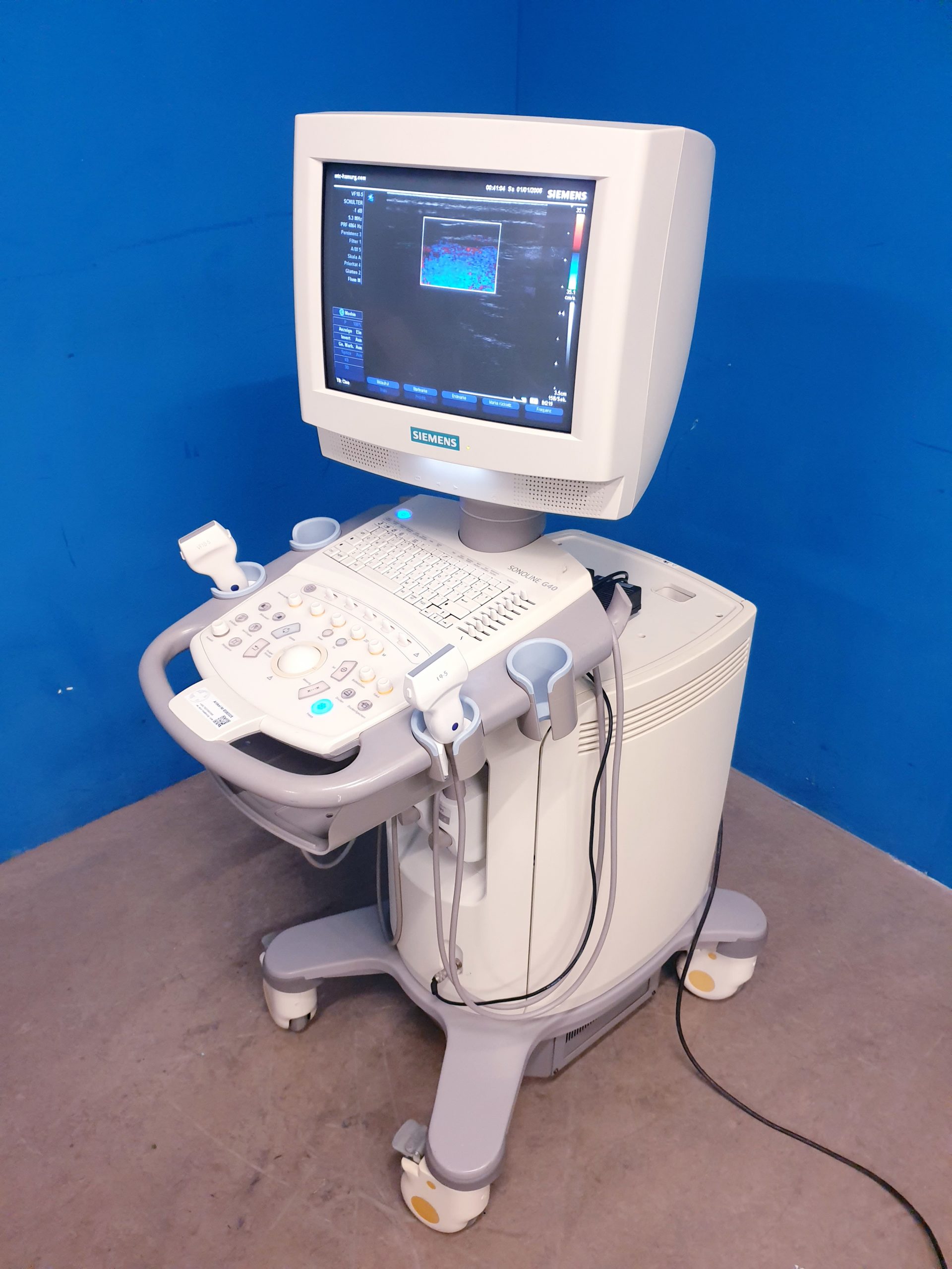 Siemens Sonoline G40 – G 40 Ultraschall +L9-5 linear+ VF10-5 Lineare Sonde thumbnail 10