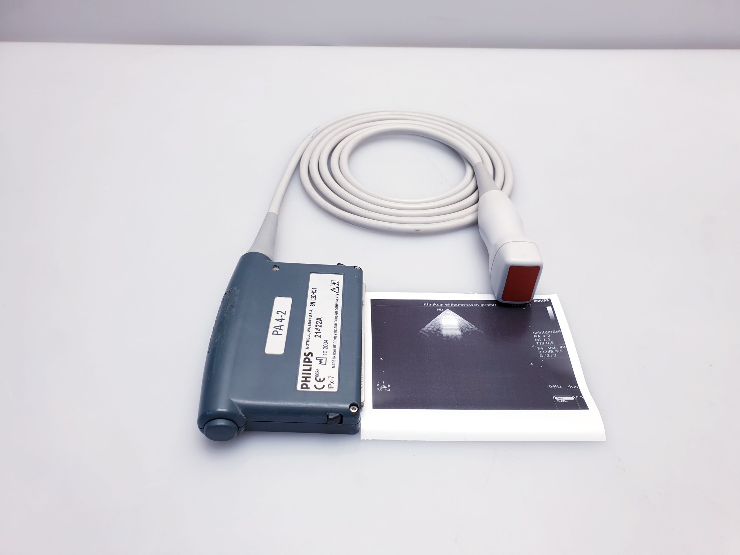 Philips PA4-2 PA 4 2 Ultraschallsonde Phased-Array-Schallkopf – Echosonde — image 1 of 9
