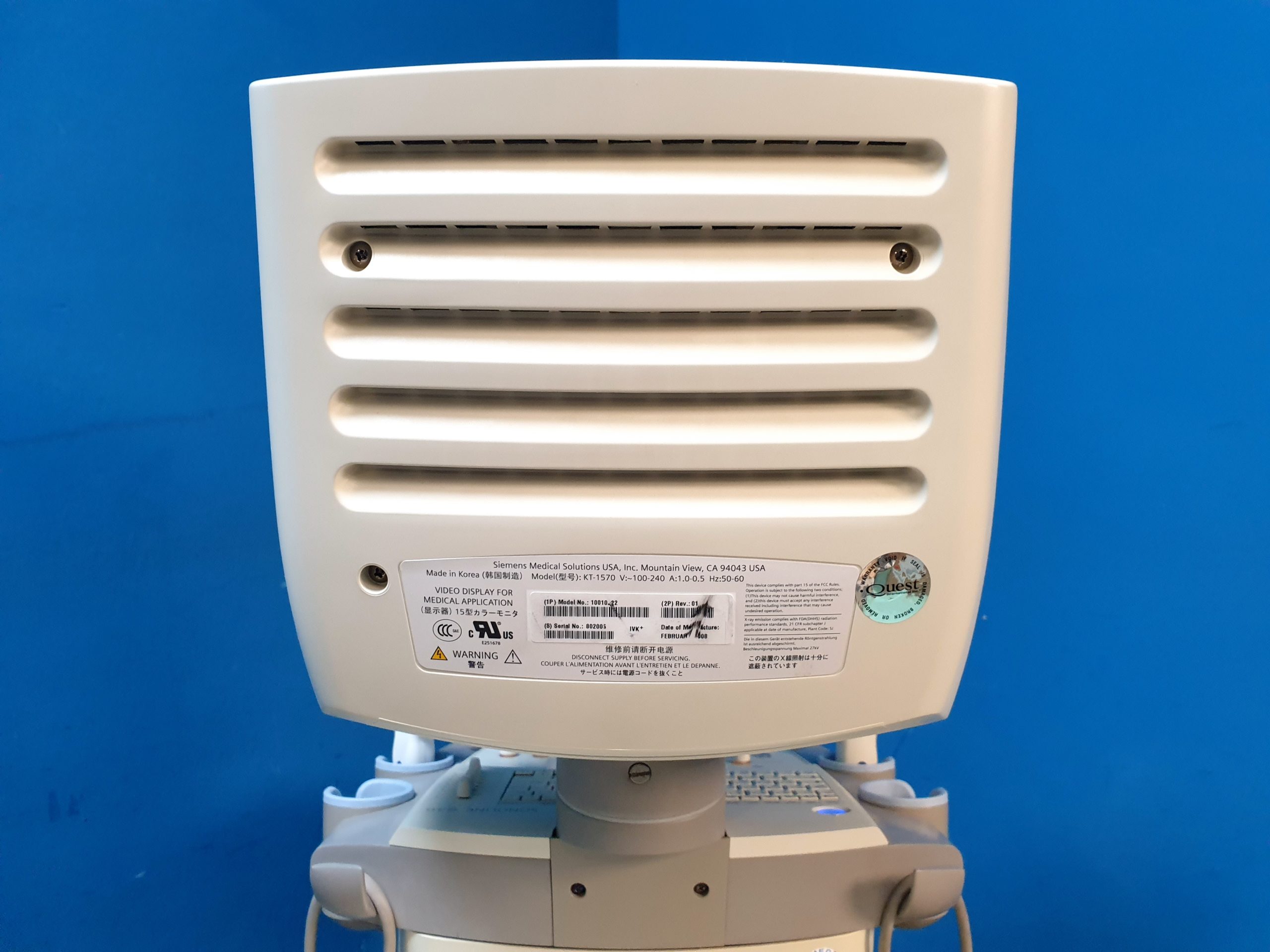 Siemens Sonoline G40 Ultraschallgerät + VF10-5 + L9-5 Sonden – Farbdoppler thumbnail 16