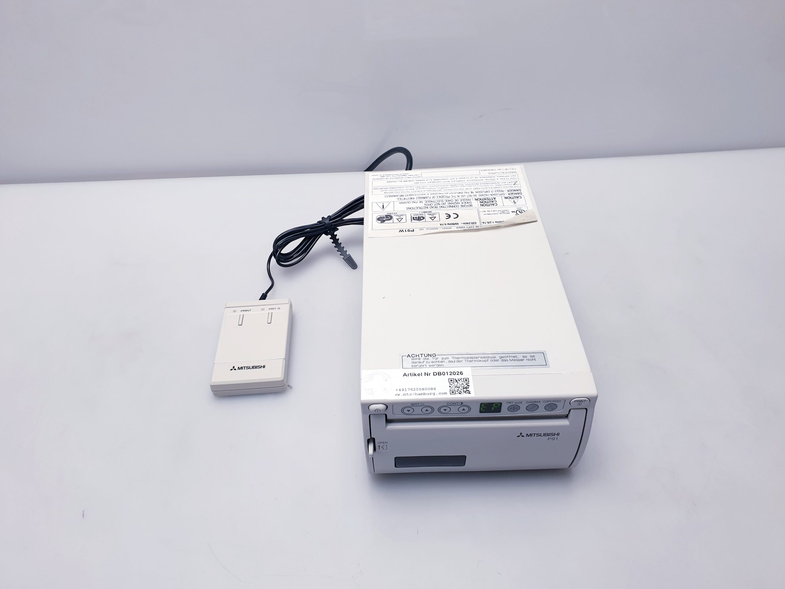 Mitsubishi P91 – P 91 SW Printer für Ultraschallgerät thumbnail 2