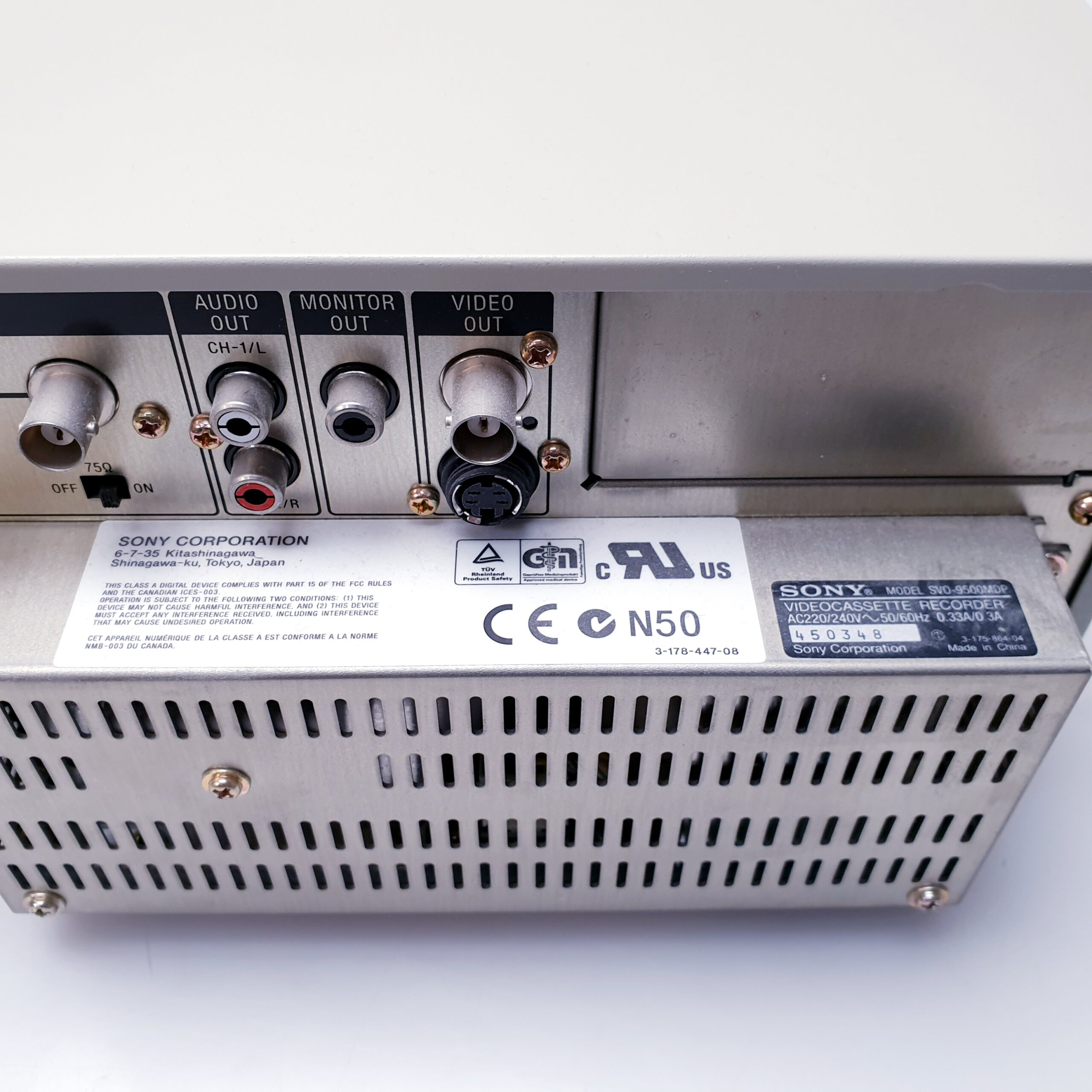 SONY Videokassetten Recorder SVO 9500MDP // SVO-9500MDP thumbnail 7