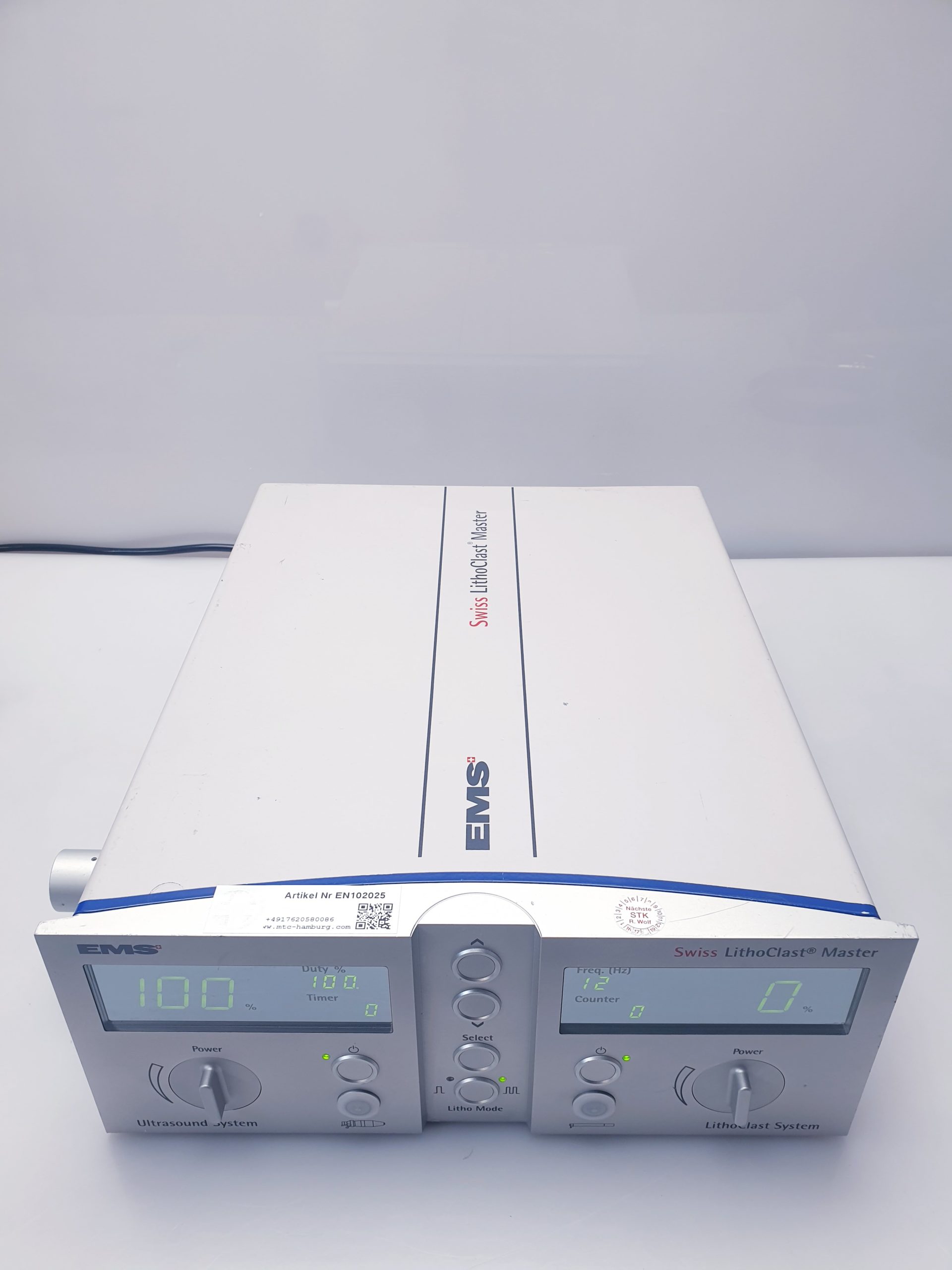 EMS Lithoclast MASTER System Pneumat und Ultraschall Lithotripsie thumbnail 24