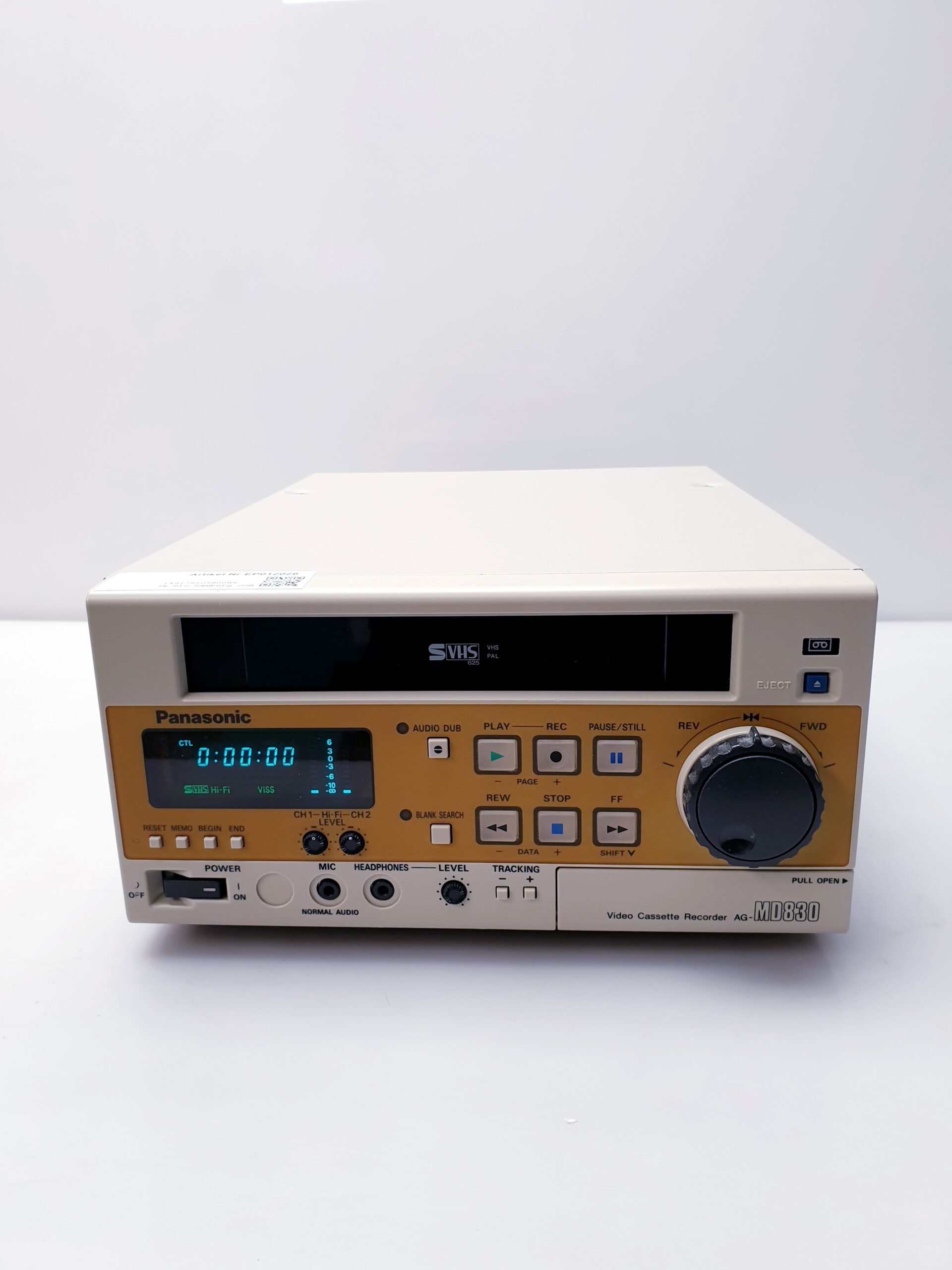 Panasonic AG-MD830 VCR Videorekorder thumbnail 4
