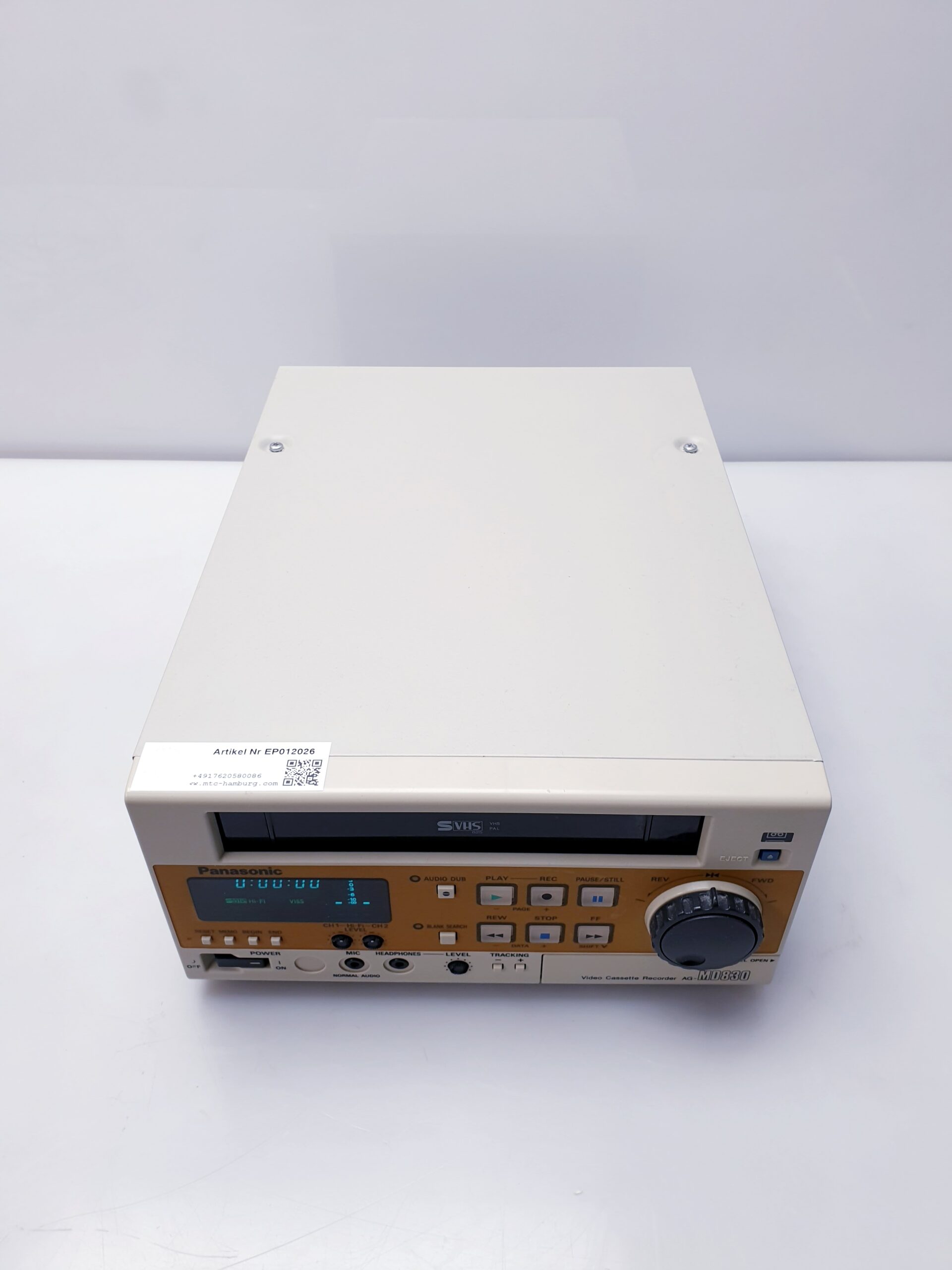 Panasonic AG-MD830 VCR Videorekorder thumbnail 6