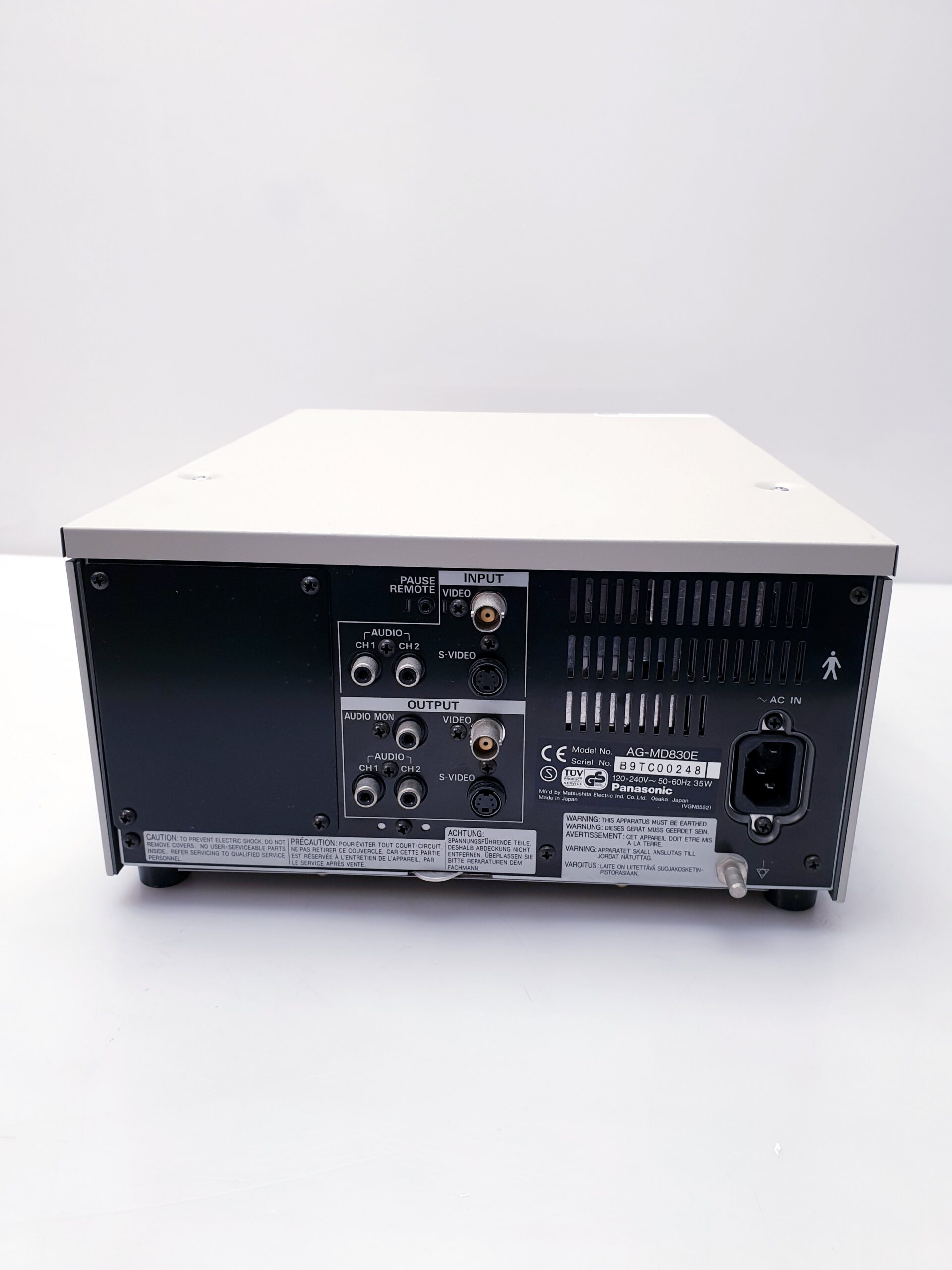 Panasonic AG-MD830 VCR Videorekorder thumbnail 10
