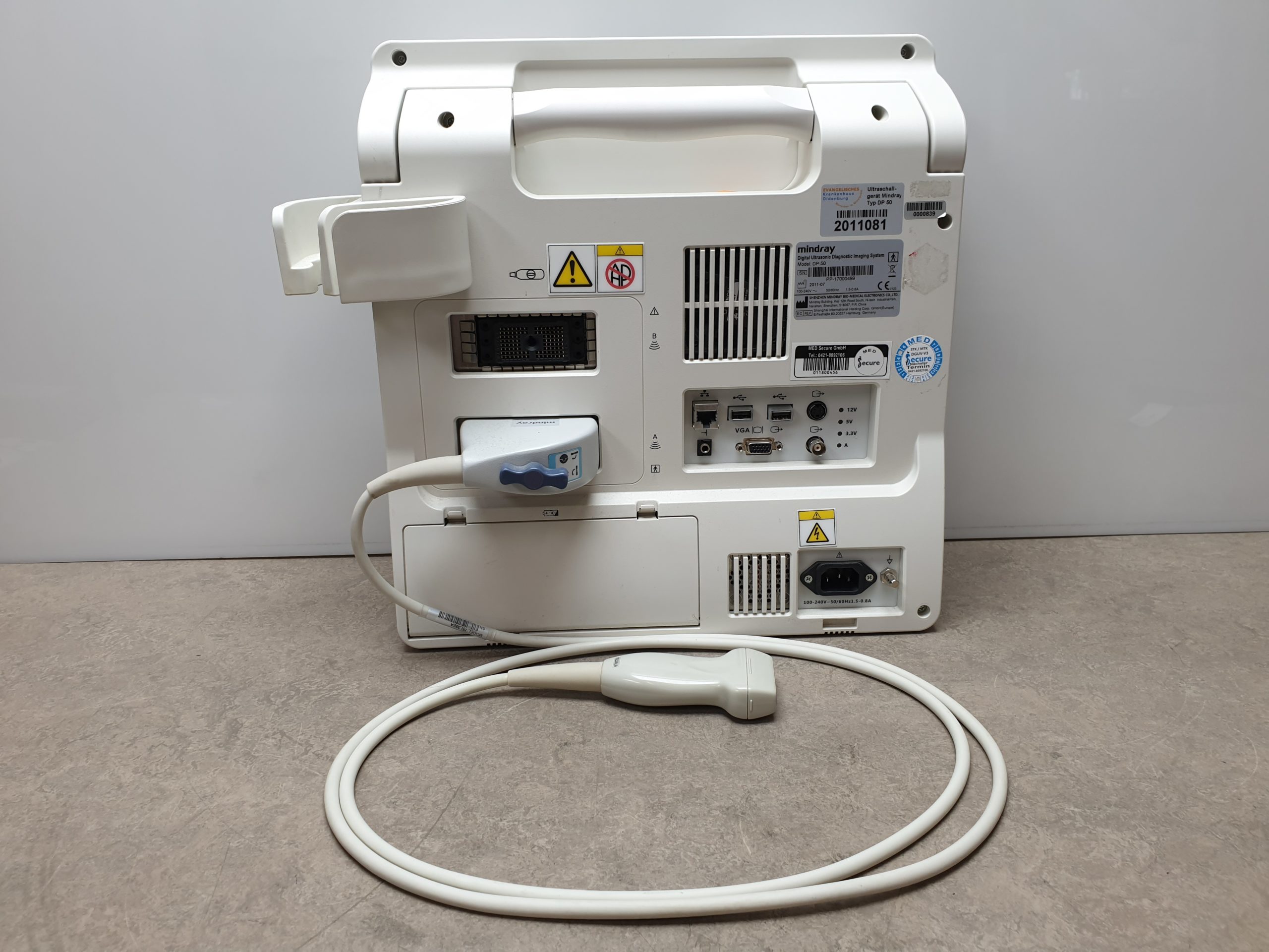 Mindray DP-50 DP50 mit 75L38 Linear Sonde thumbnail 15