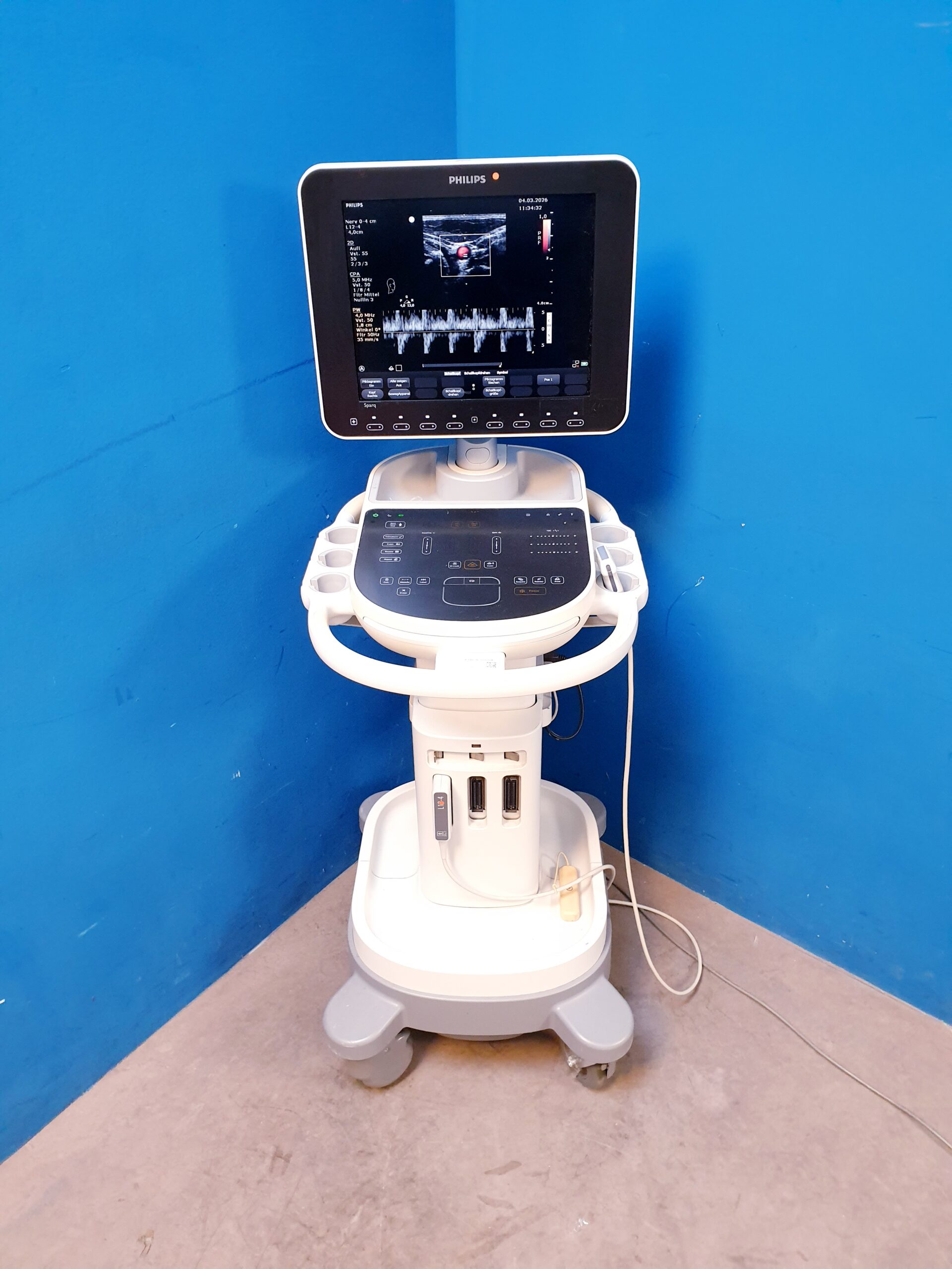 Philips Sparq Farbdoppler + L12-4 Linear Sonde — image 1 of 12