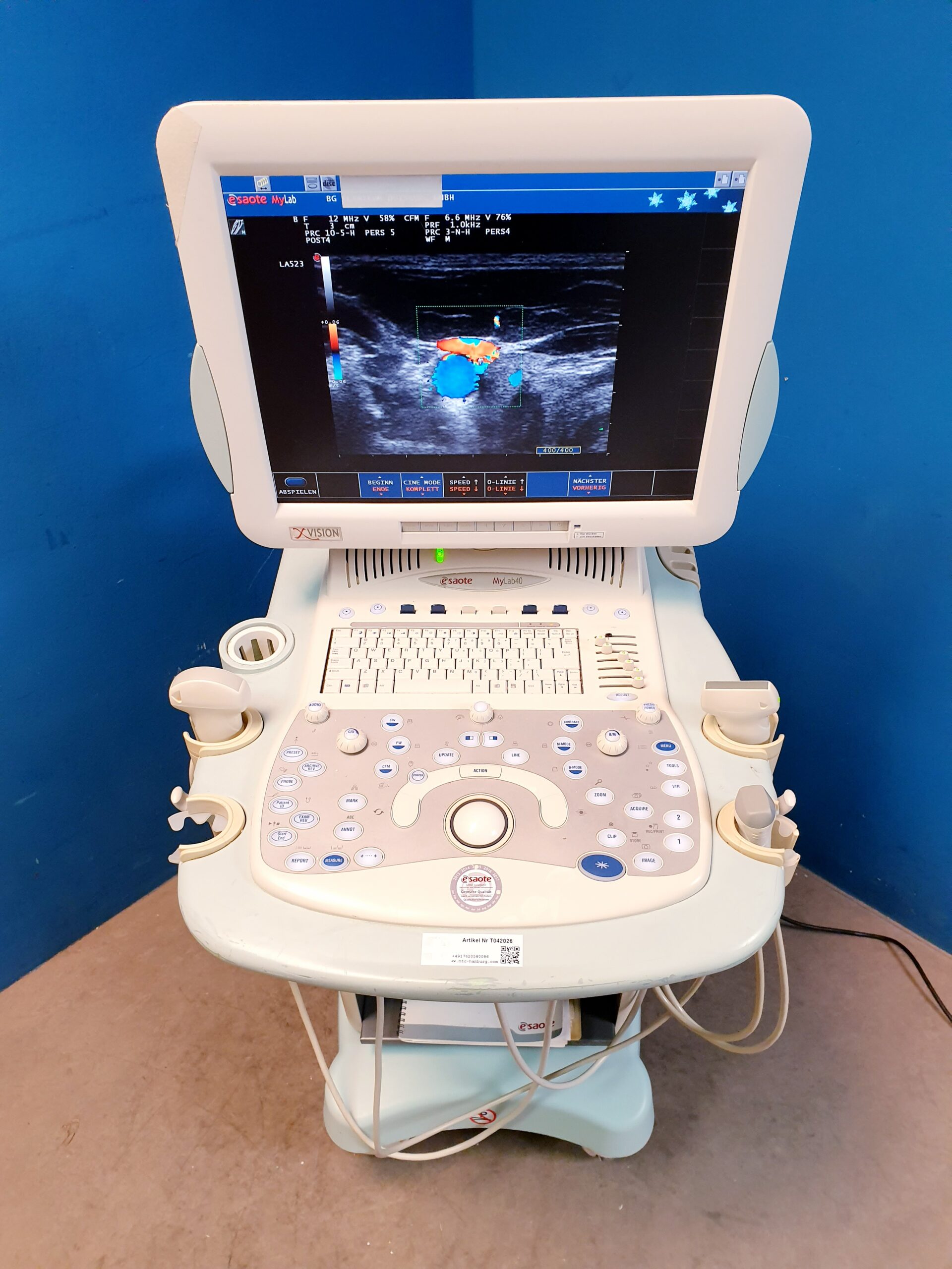Esaote Mylab 40 + CA431 + LA523 + PA230 fARBDOPPLER – 2666- E2799 – ep thumbnail 3