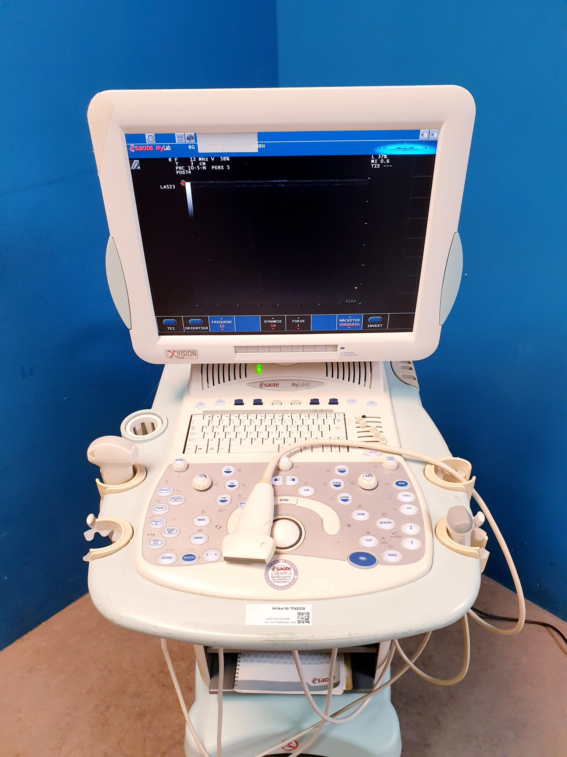 Esaote Mylab 40 + CA431 + LA523 + PA230 fARBDOPPLER – 2666- E2799 – ep thumbnail 6