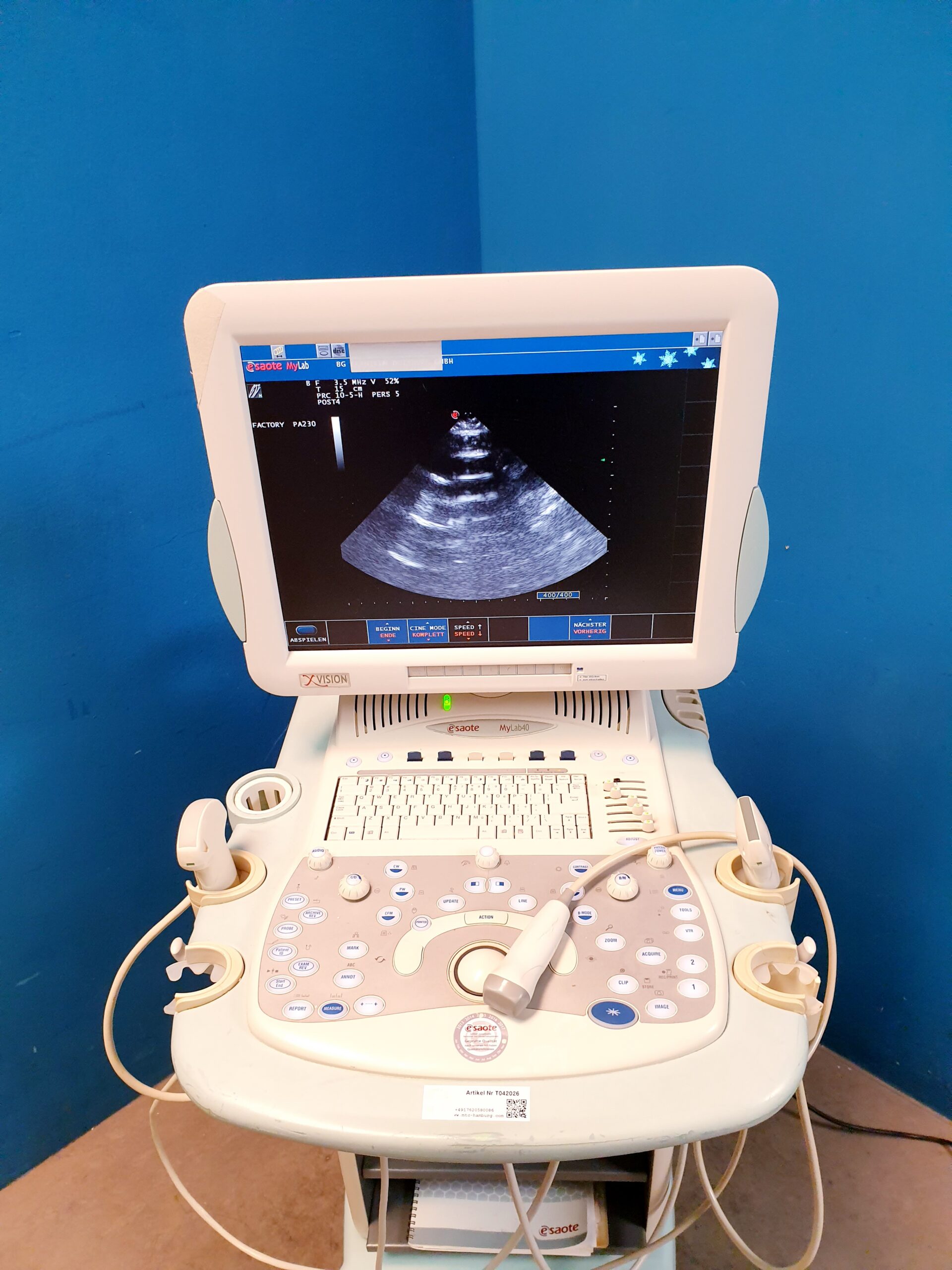 Esaote Mylab 40 + CA431 + LA523 + PA230 fARBDOPPLER – 2666- E2799 – ep thumbnail 13