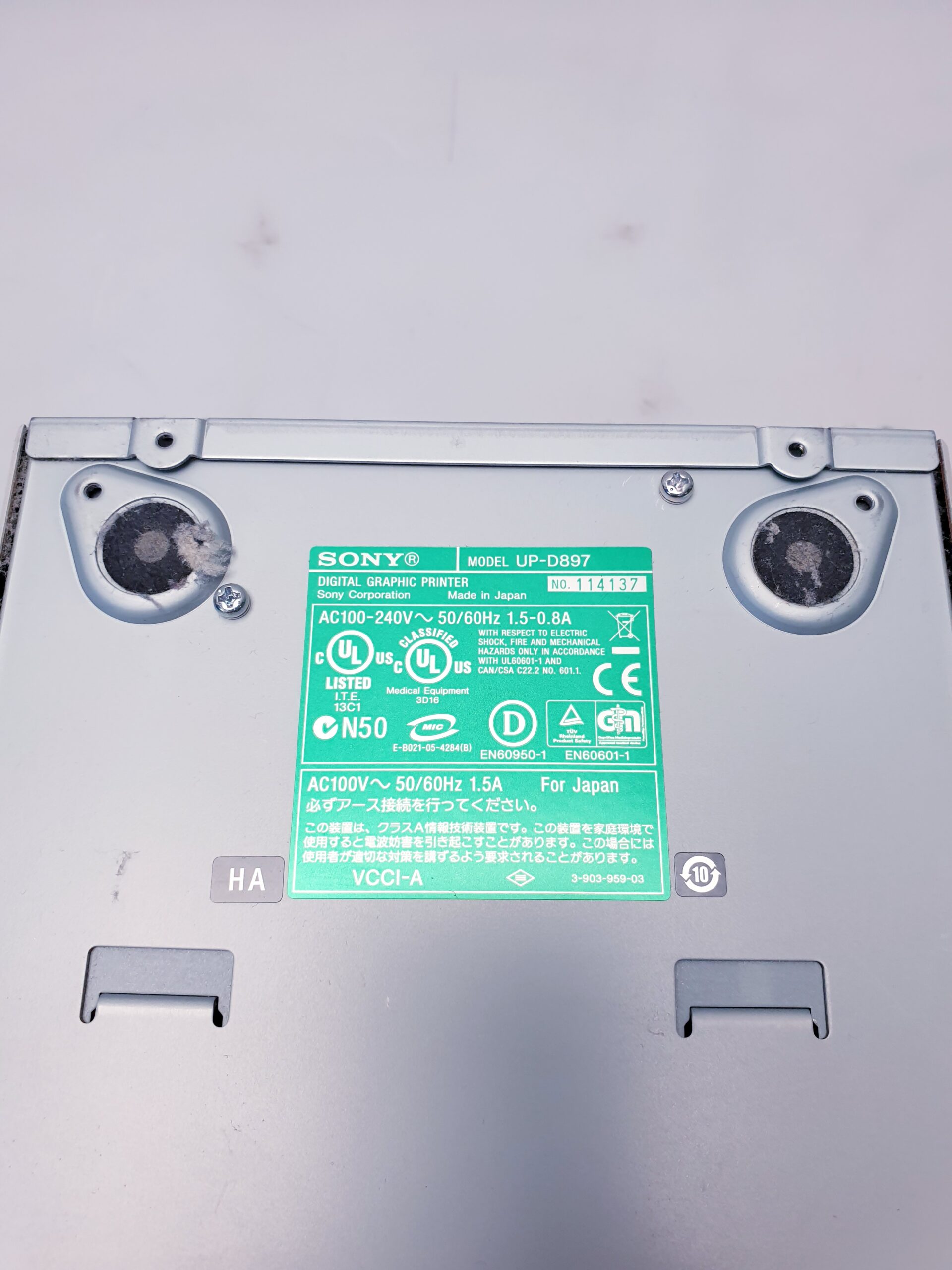 Sony UP-D897 Digital Photo Thermal Printer thumbnail 16